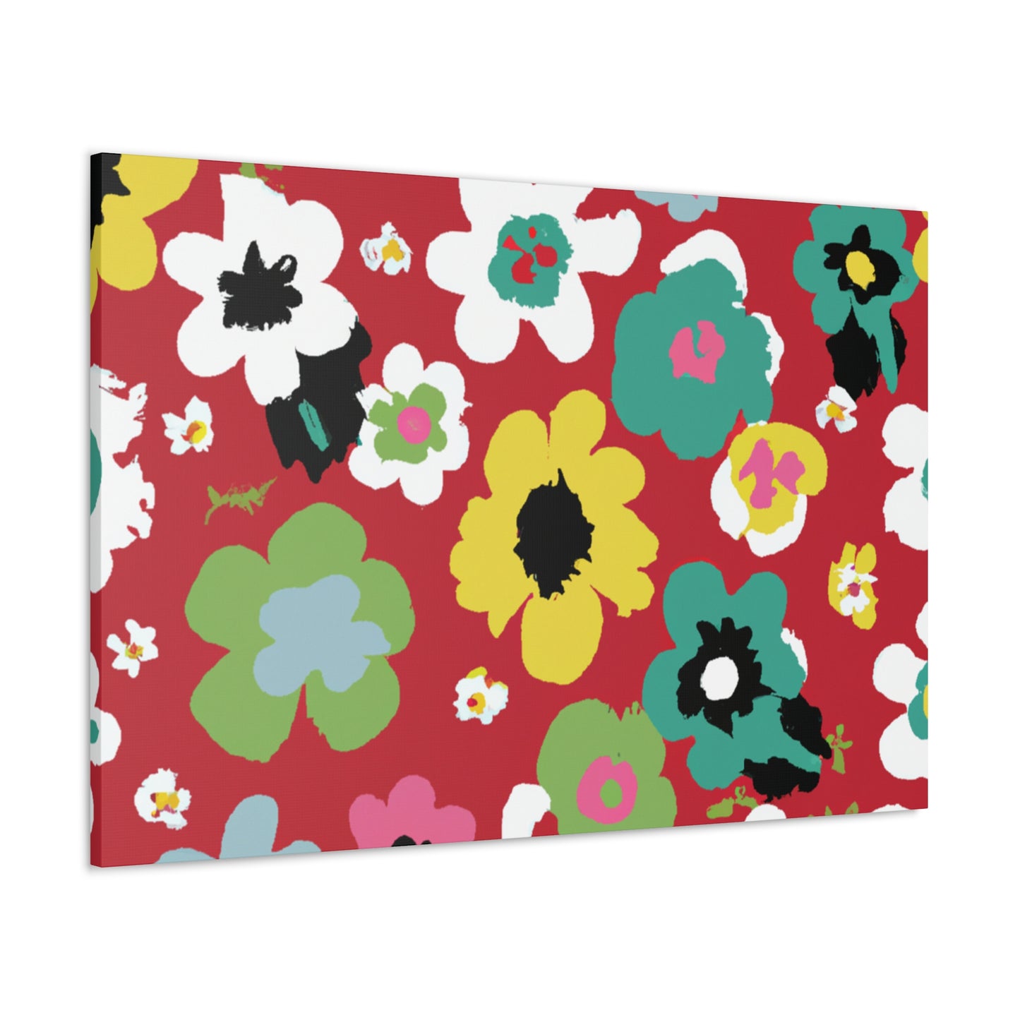 "Petal's Poise" - Floral Canvas