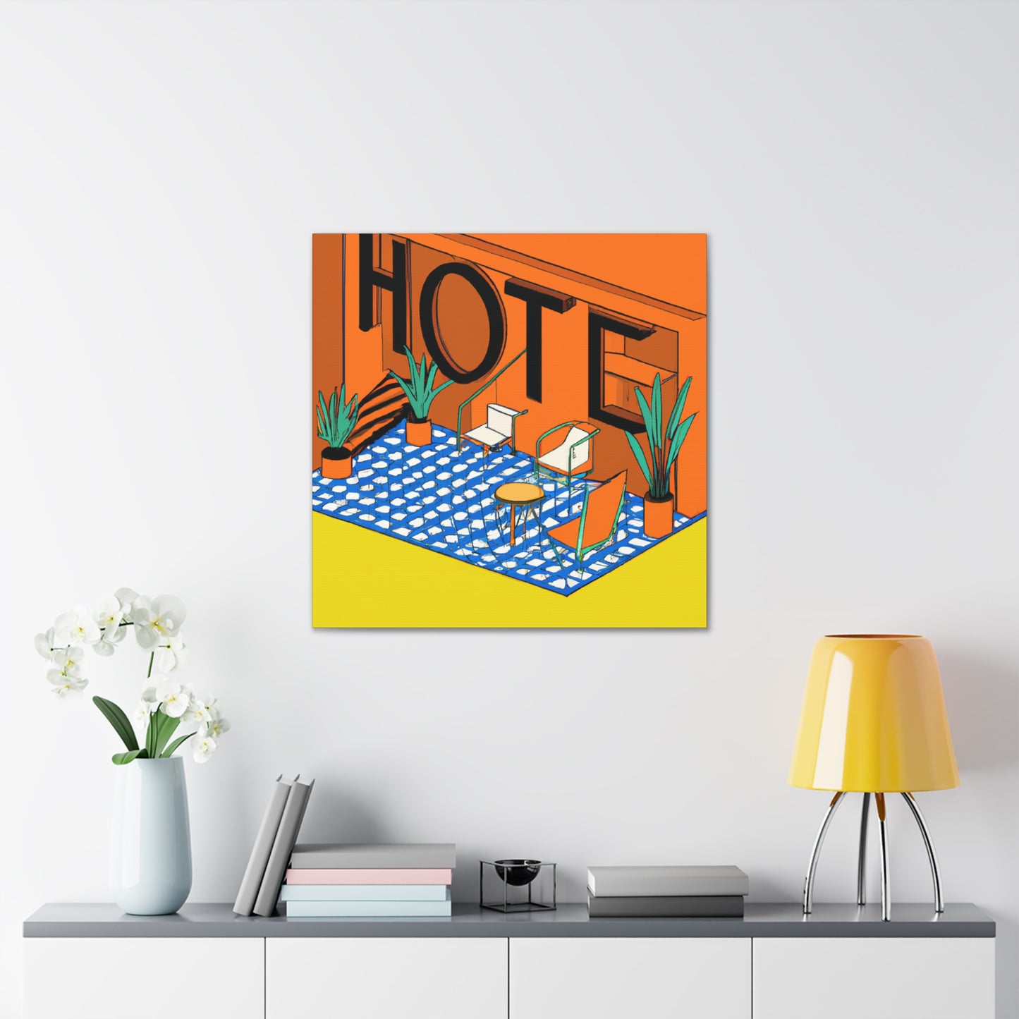 Abstract Radiance - Midcentury - Canvas