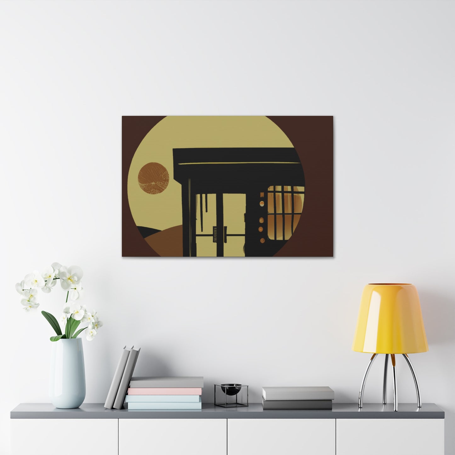 Colorful Vibrancy - Midcentury - Canvas