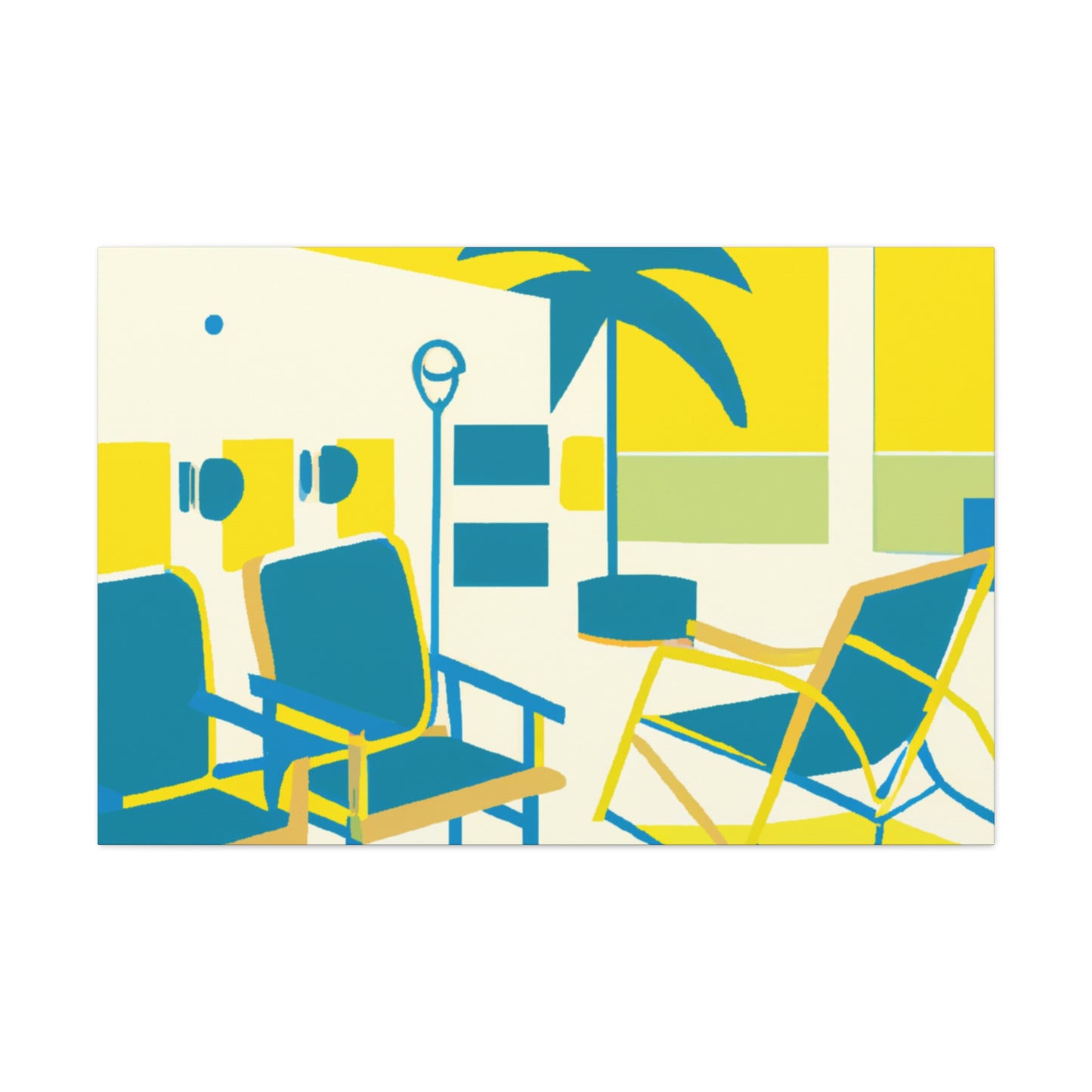 "Arcadian Expression- Midcentury" - Canvas