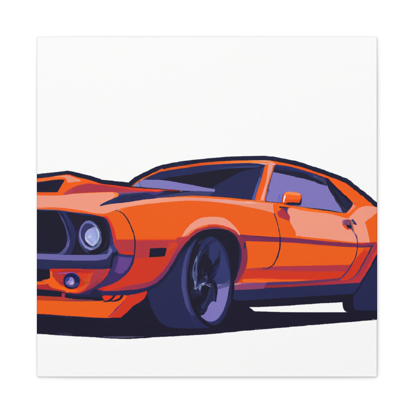 T-Bird Stallion - Automobile - Canvas