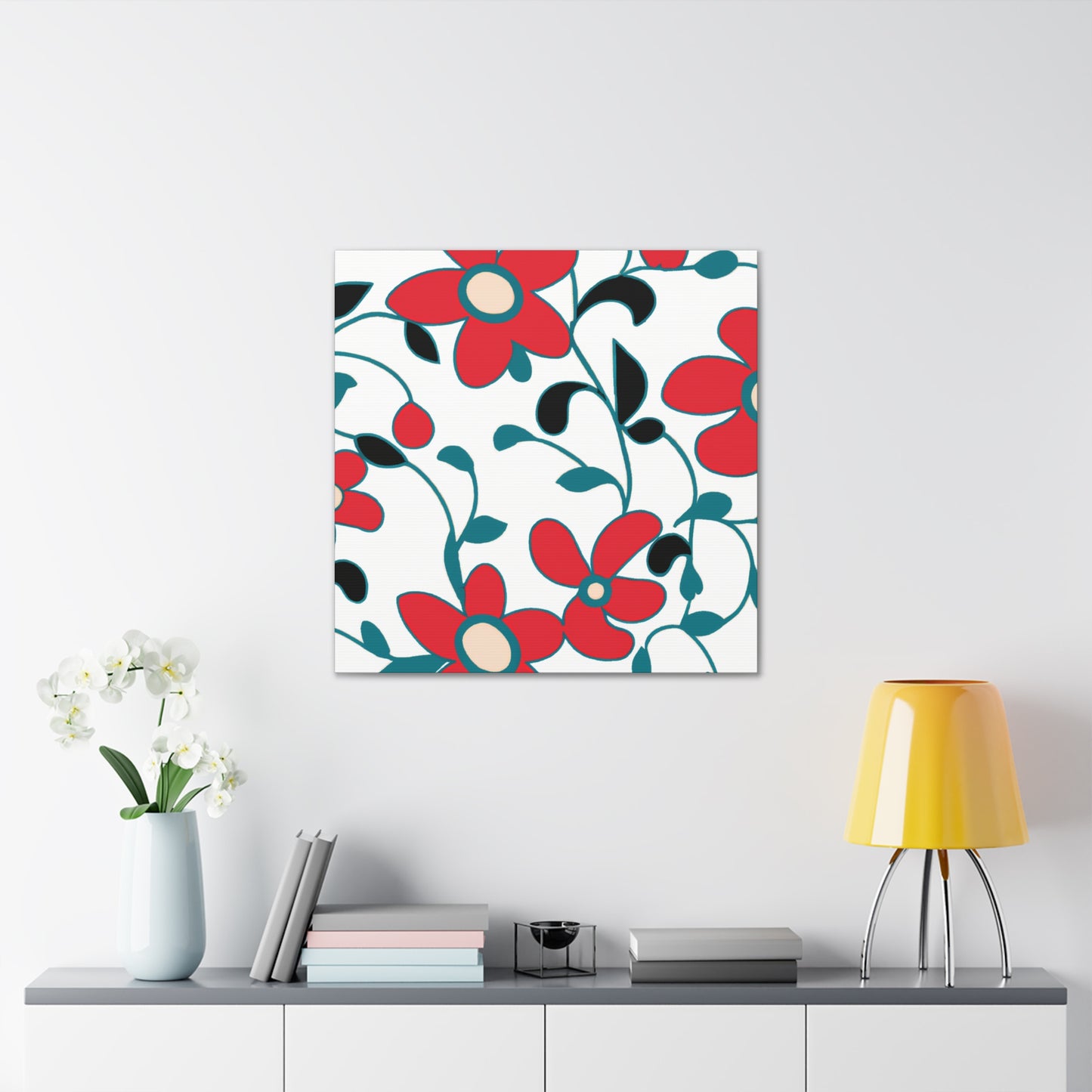 Petal Dance - Floral - Canvas