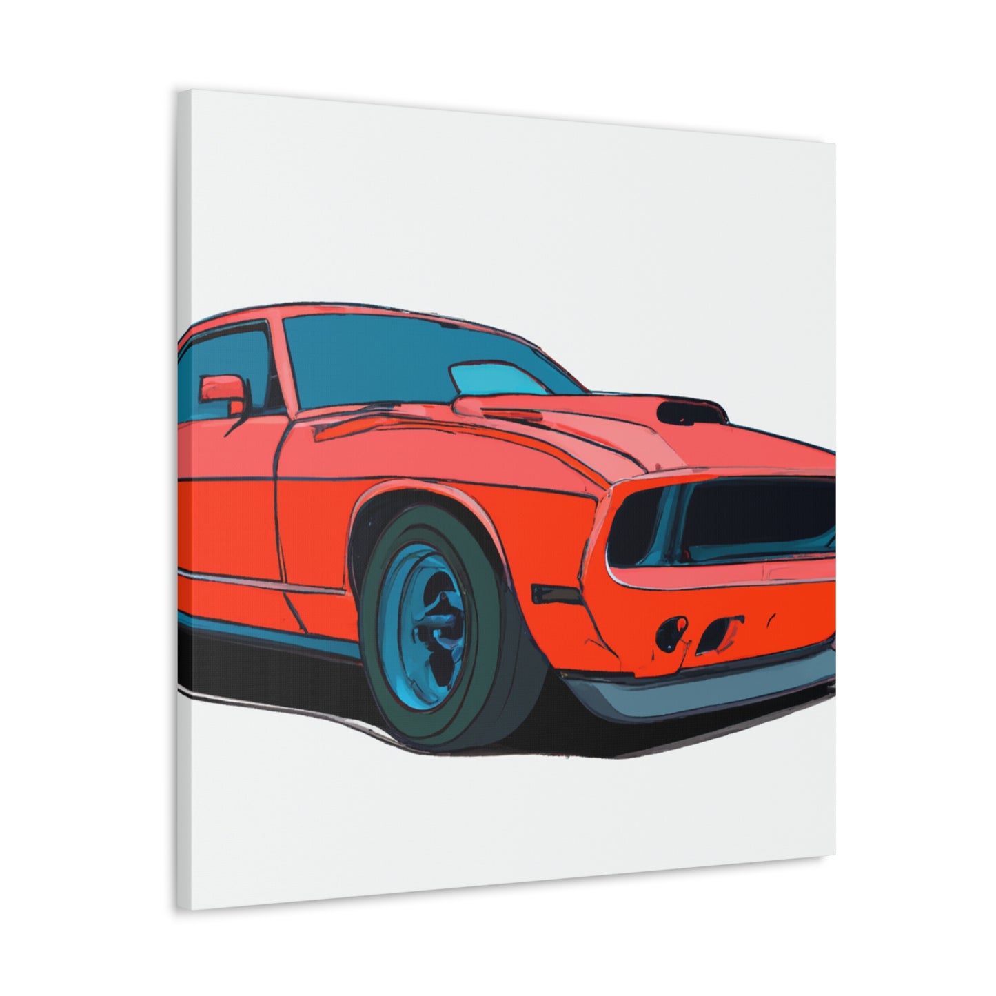 The Inferno- Automobile - Canvas