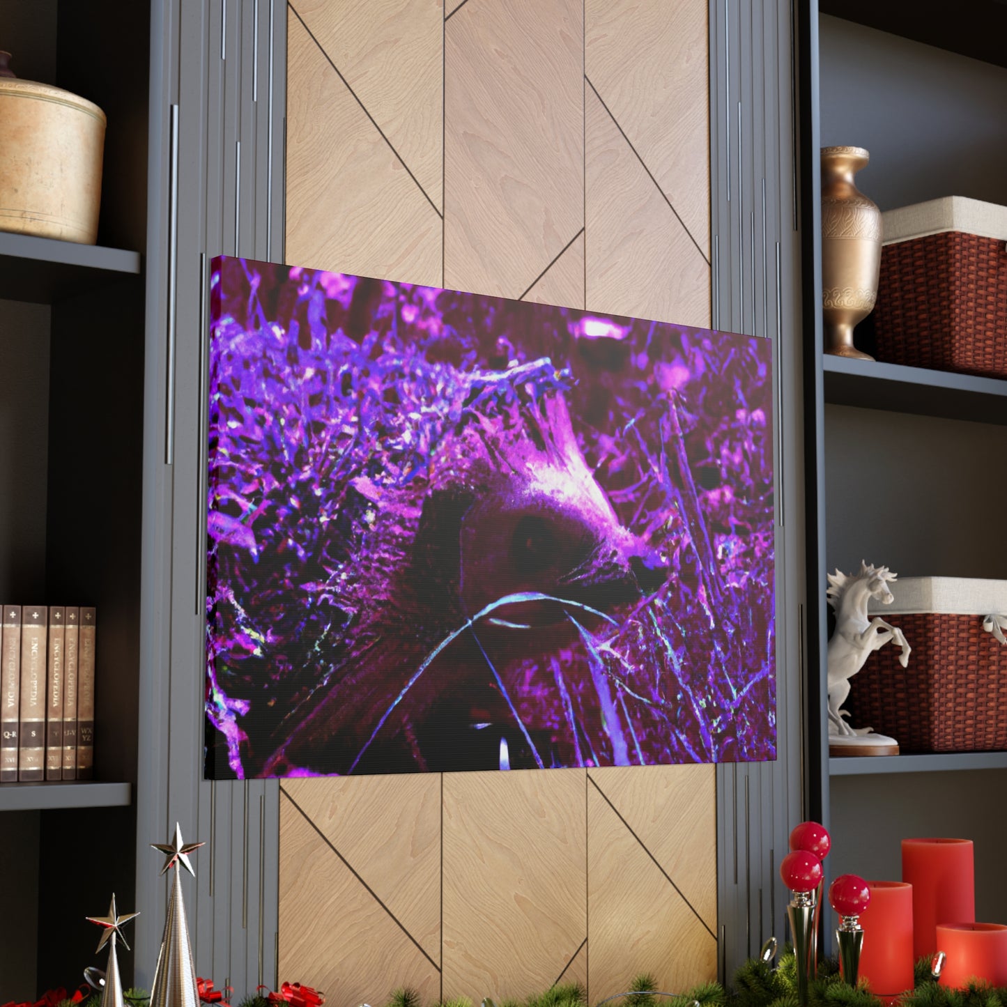 Purple Porcipine. - Canvas - Wildlife