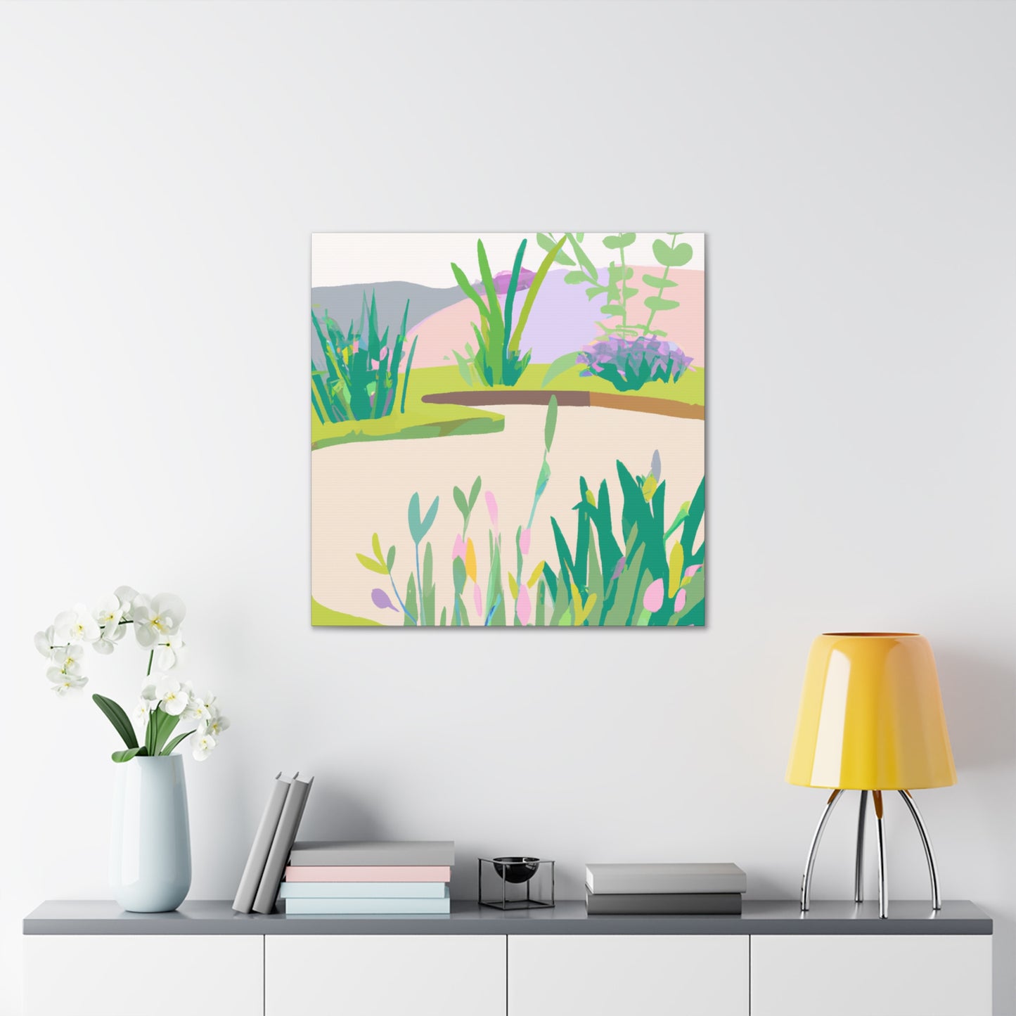 Graceful Greenery - Landscape - Canvas