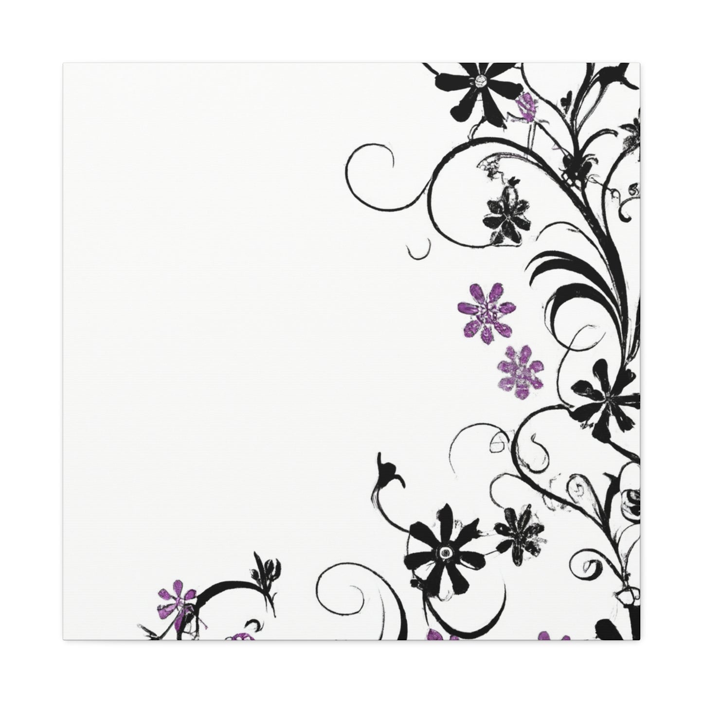 Petunia Patch - Floral - Canvas