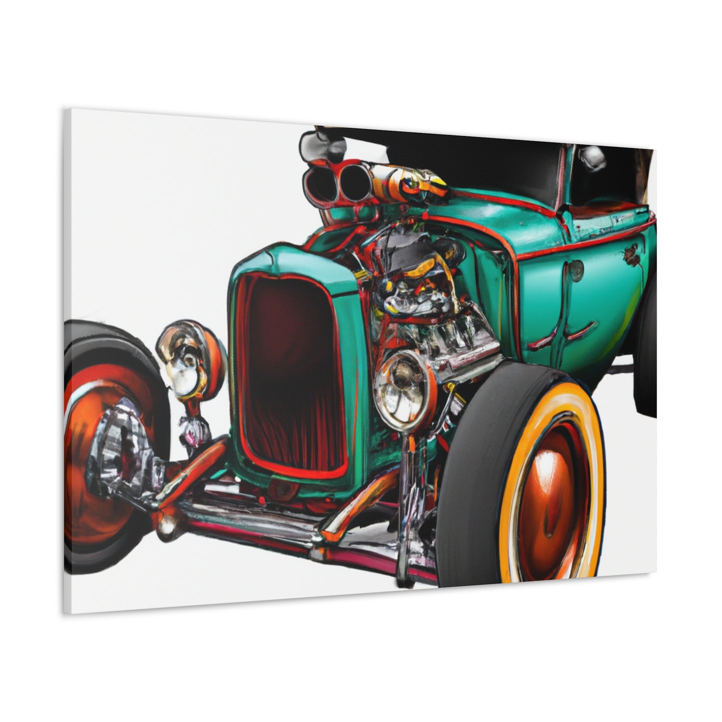 Vintage Vanguard - Automobile - Canvas