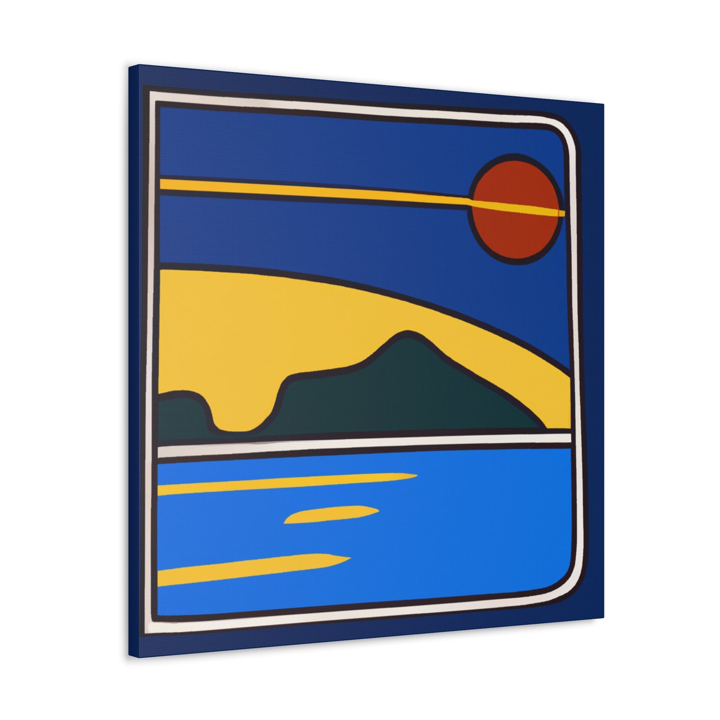 Natures Mirror - Midcentury Canvas