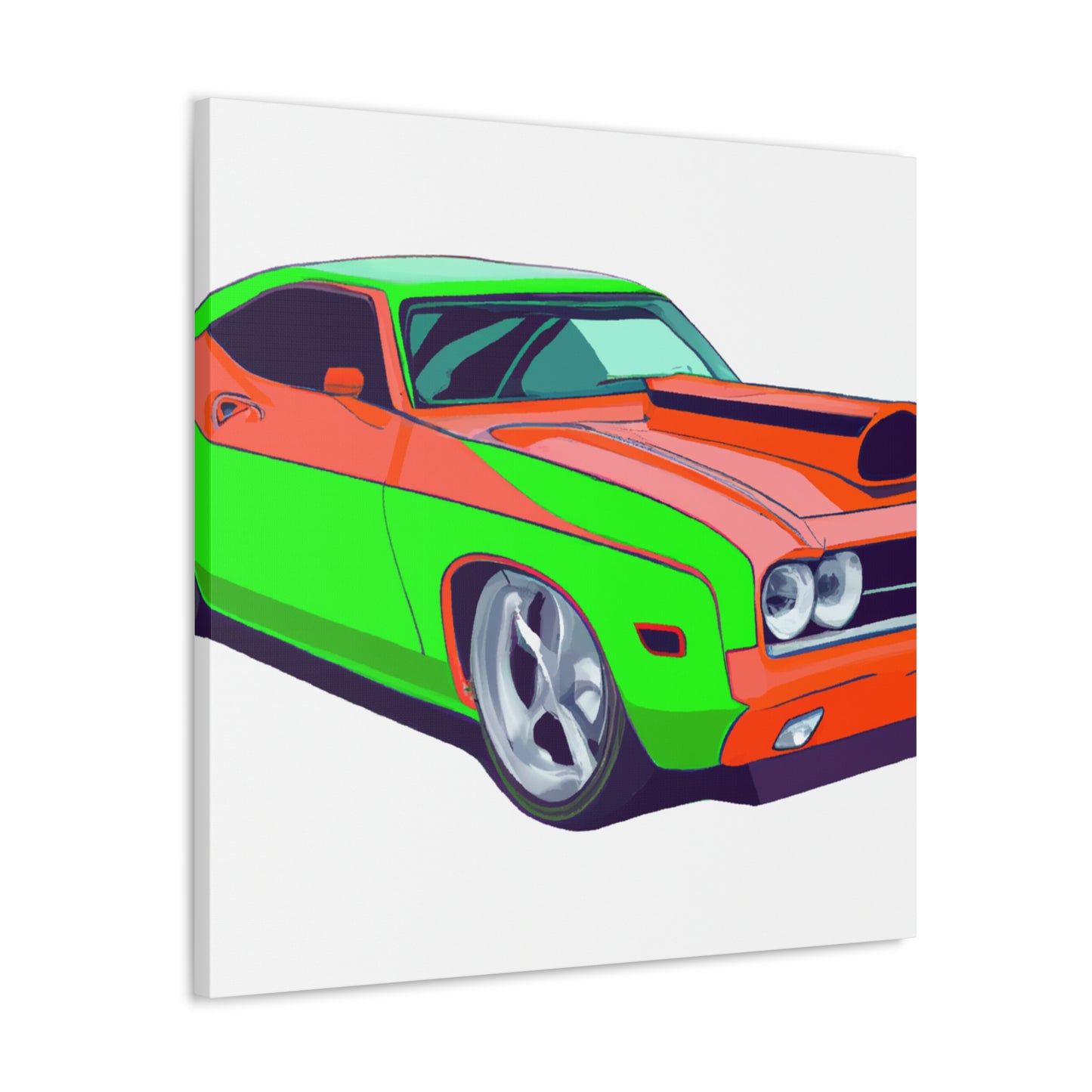 The Road Devil - Automobile - Canvas