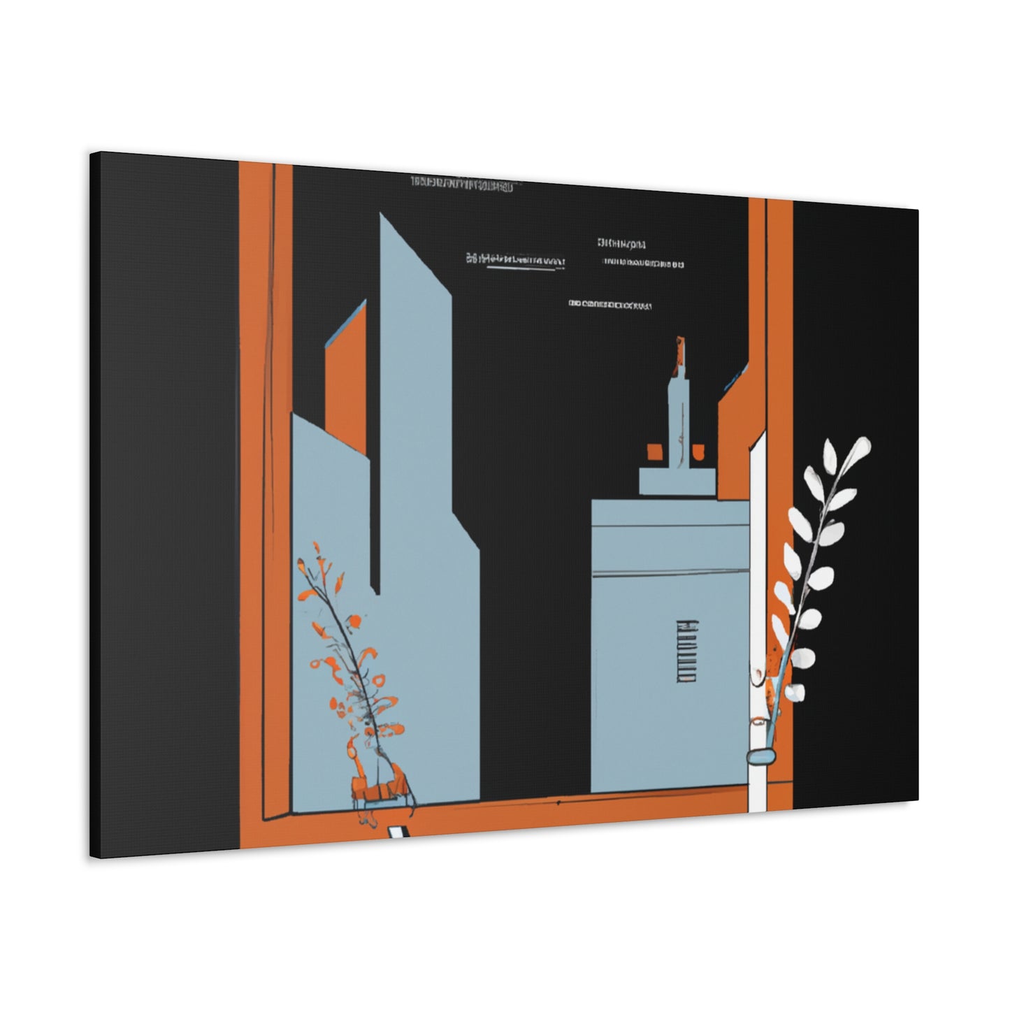 Swingin' Curves - Midcentury - Canvas