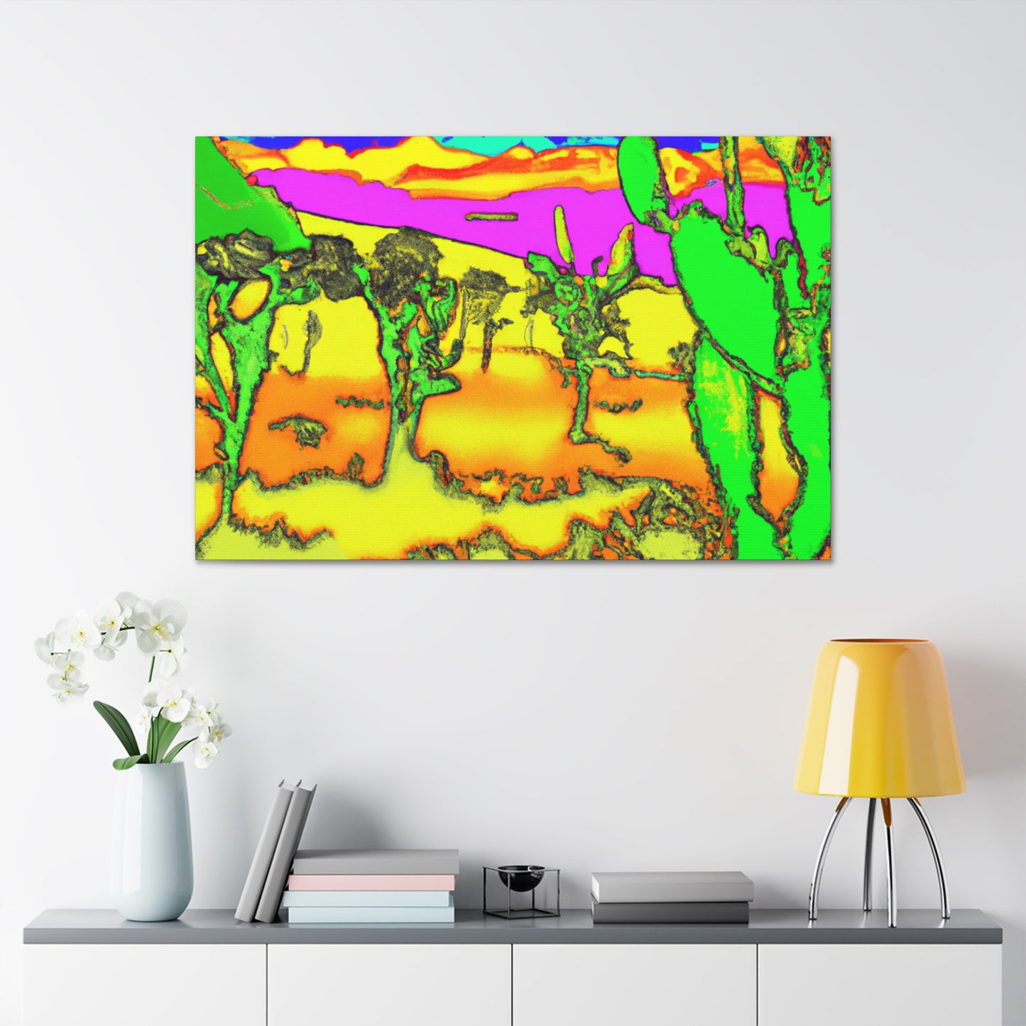 Parched Horizon- Landscape - Canvas