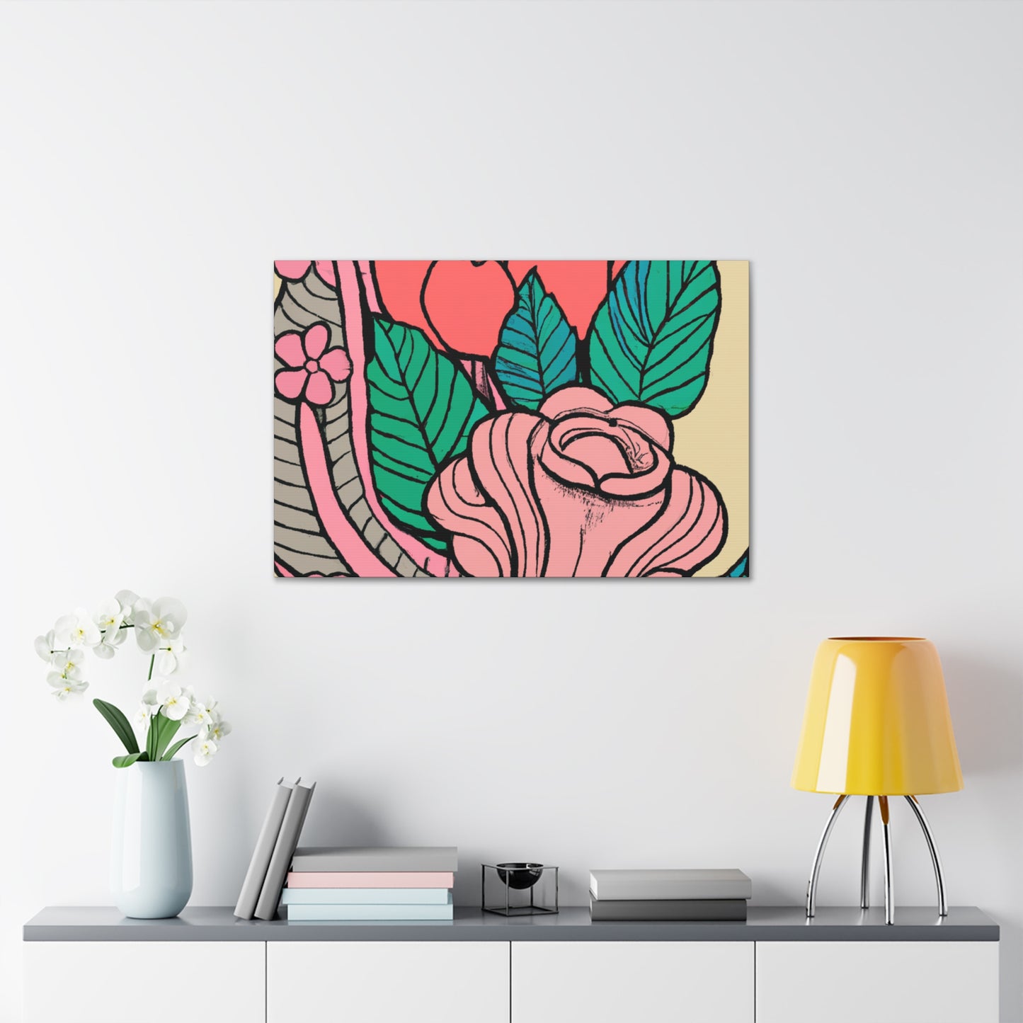 Blissful Delight - Floral - Canvas