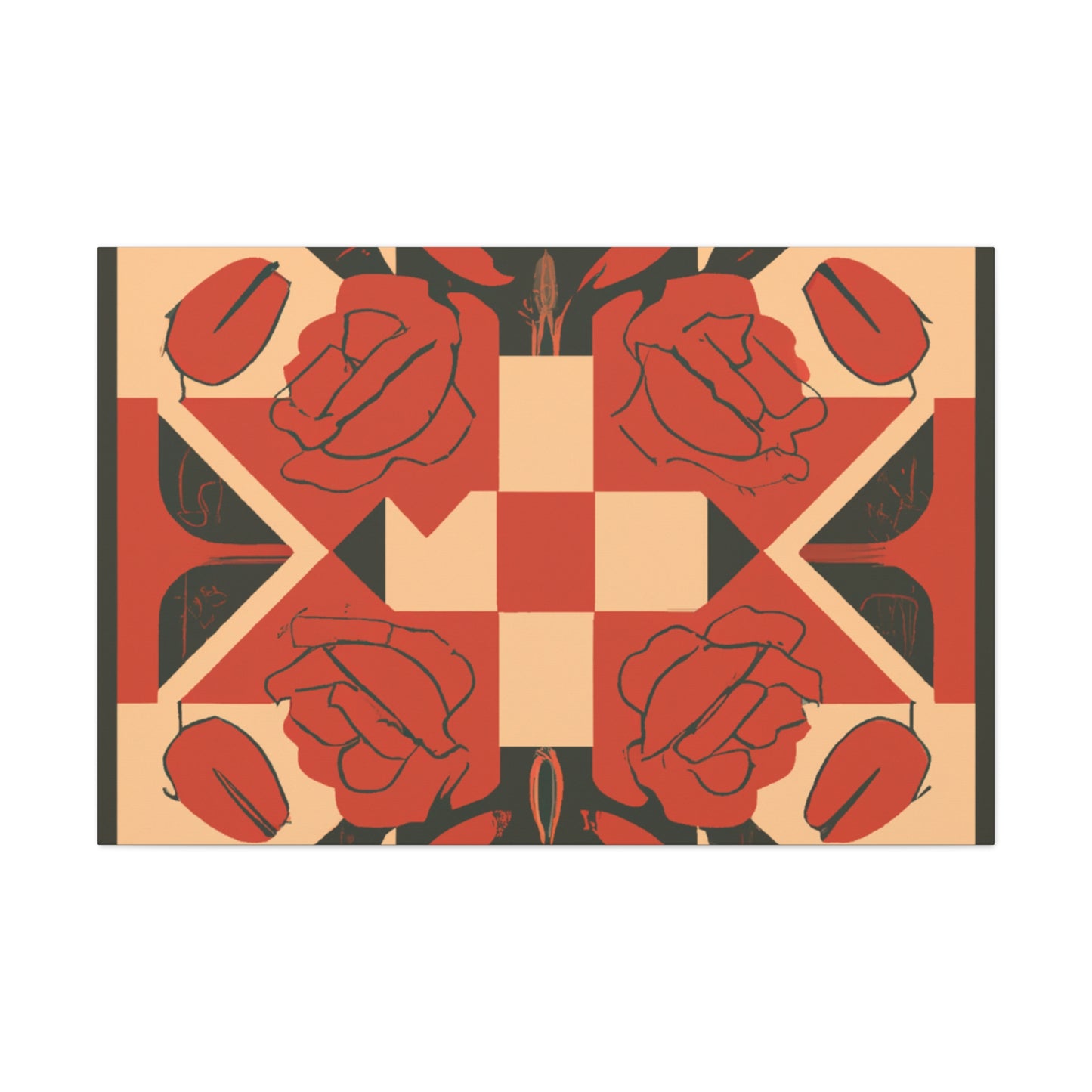 Game Of Roses - Midcentury Canvas