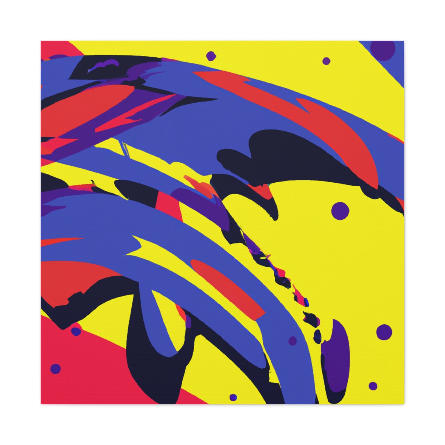 Lime Eden - Abstract - Canvas