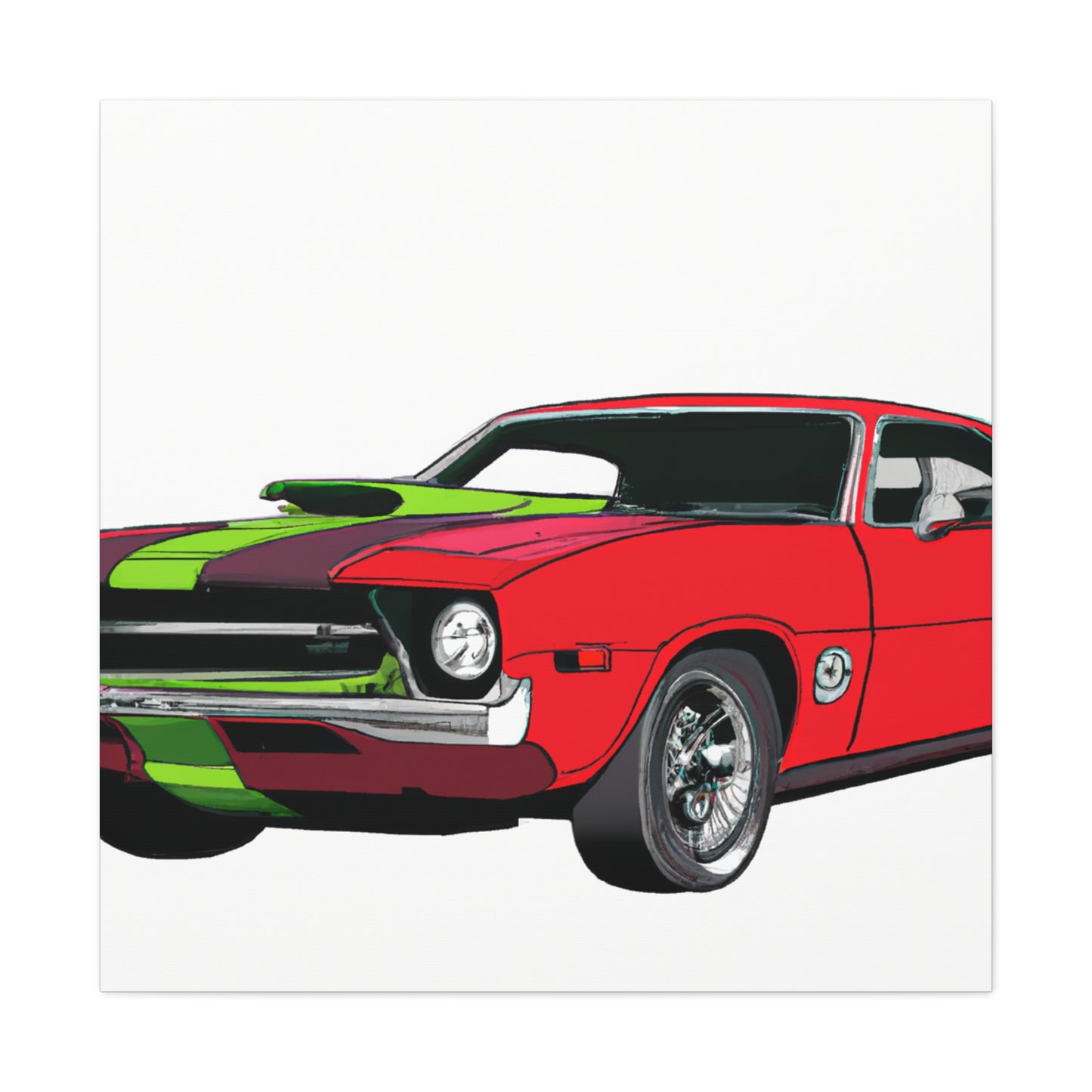 The Rumbler - Automobile - Canvas