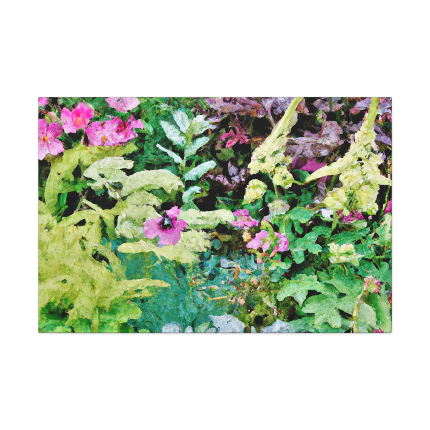 Blooming Garden Splendor. - Floral Canvas