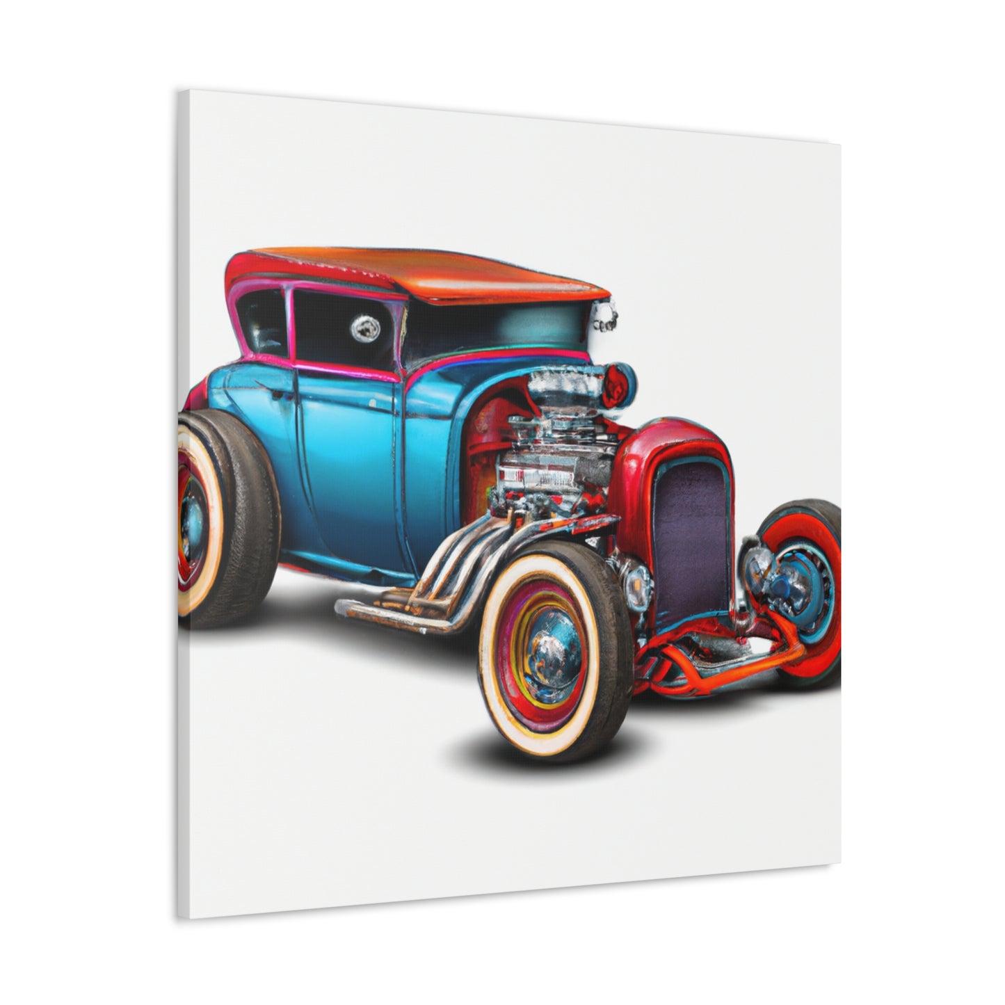 The Flaming Fury - Automobile - Canvas