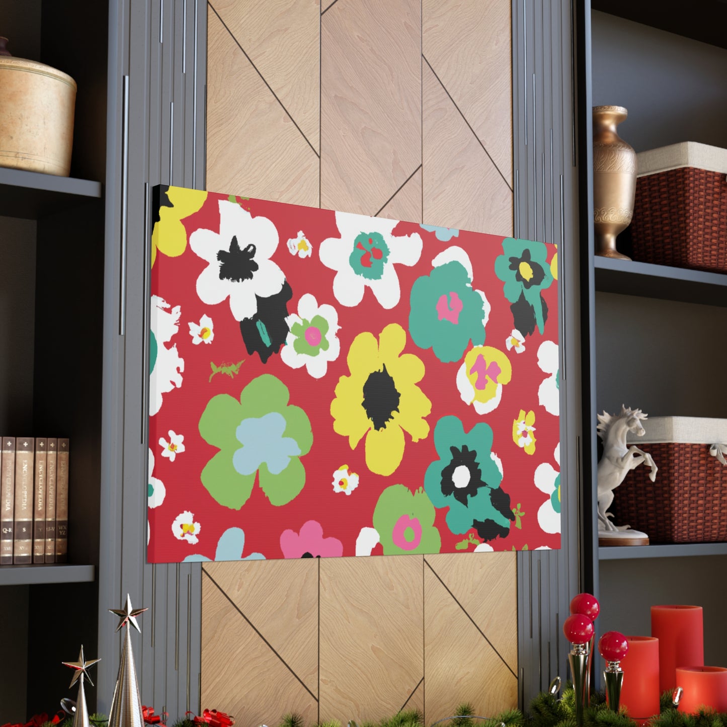 "Petal's Poise" - Floral Canvas
