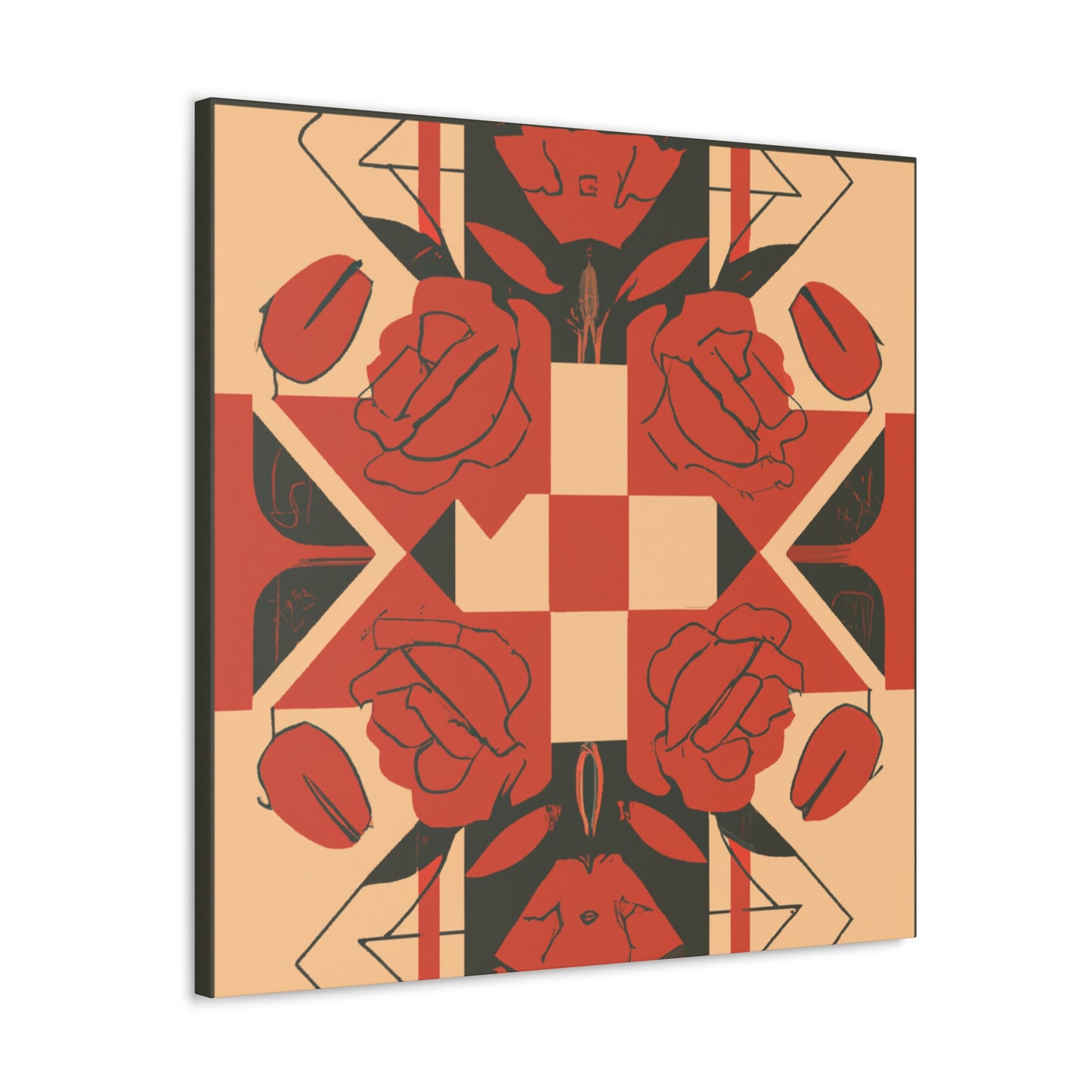 Game Of Roses - Midcentury Canvas