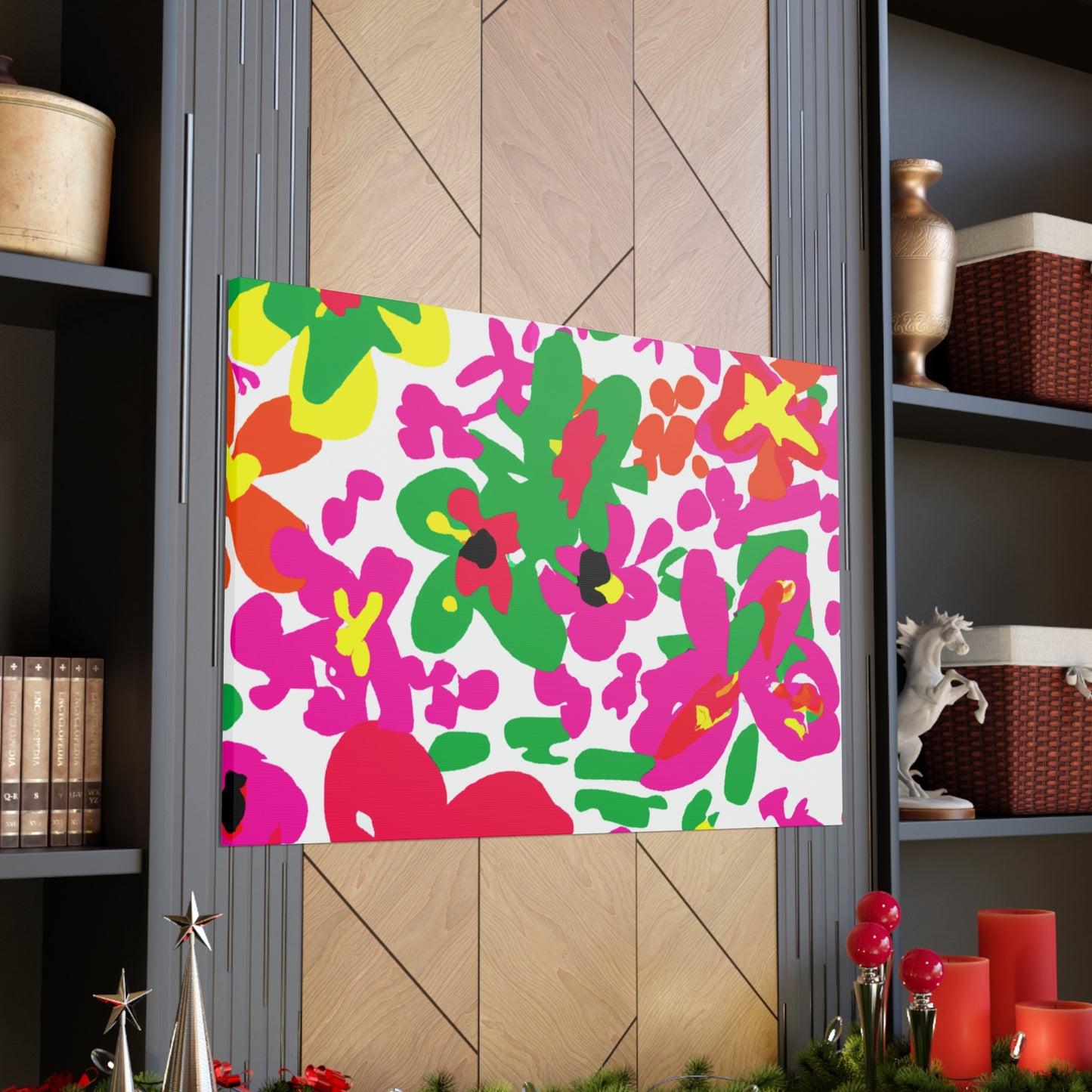 "The Bouquet of Spring's Blooms" - Floral Canvas