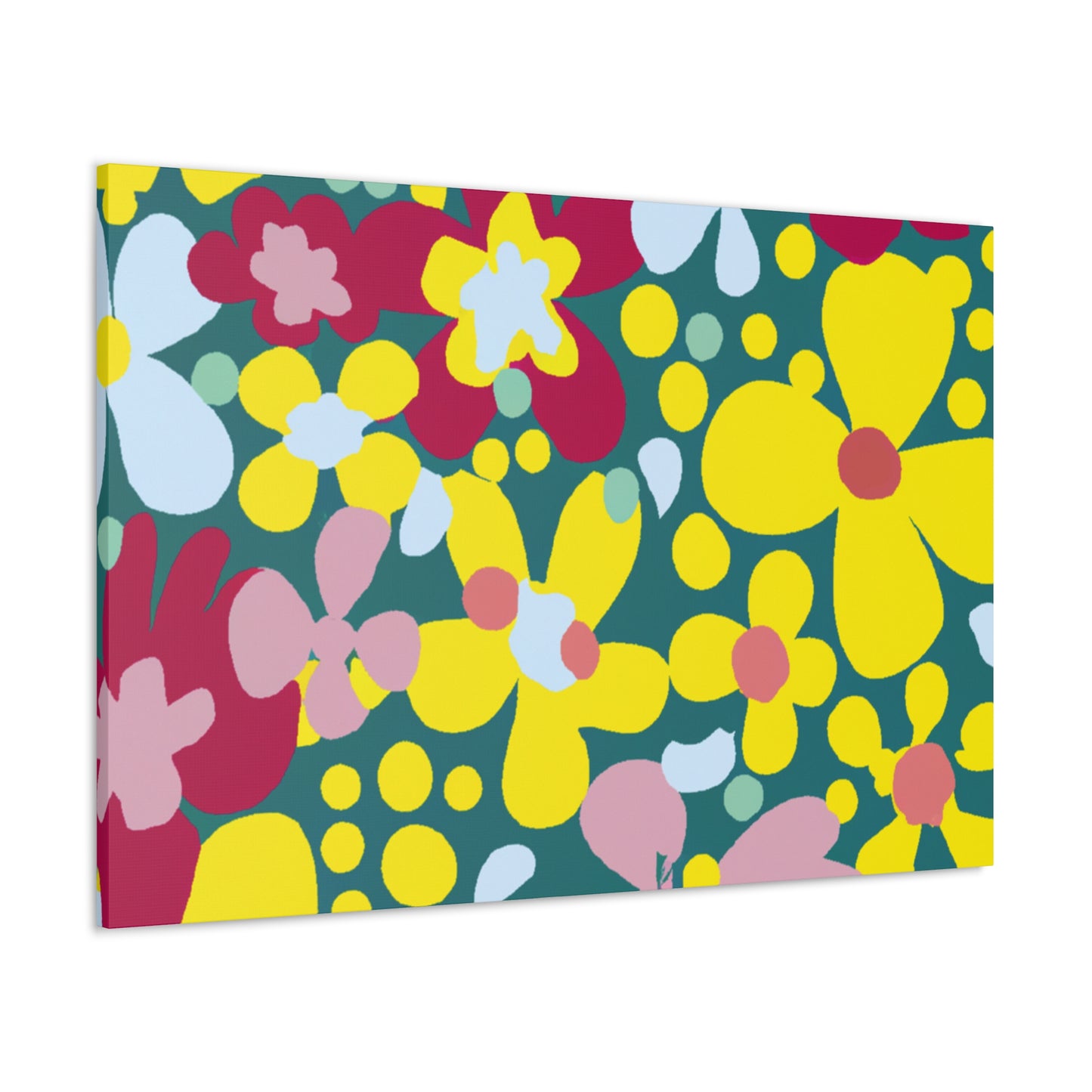 Flower Garden Frenzy - Floral Canvas
