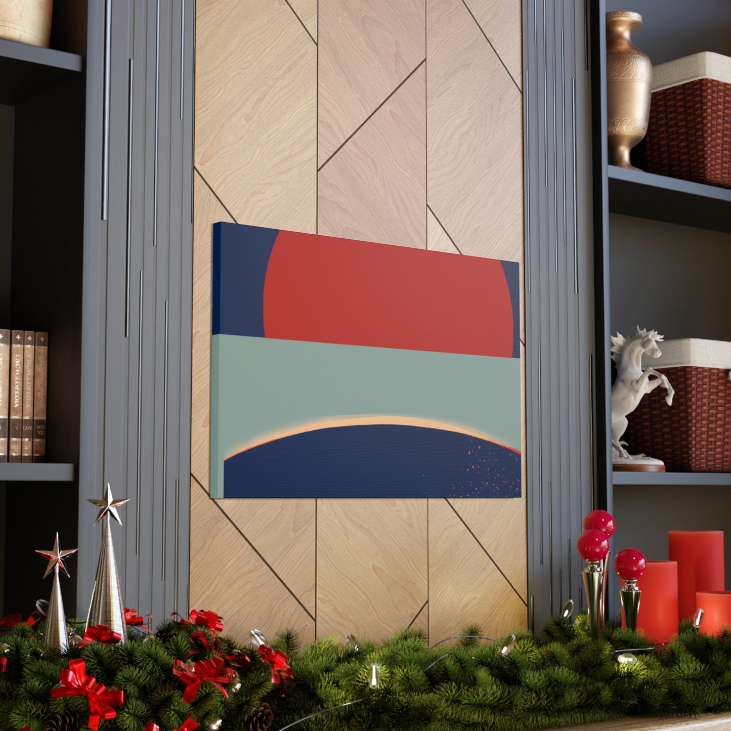 The Bridge - Midcentury Canvas