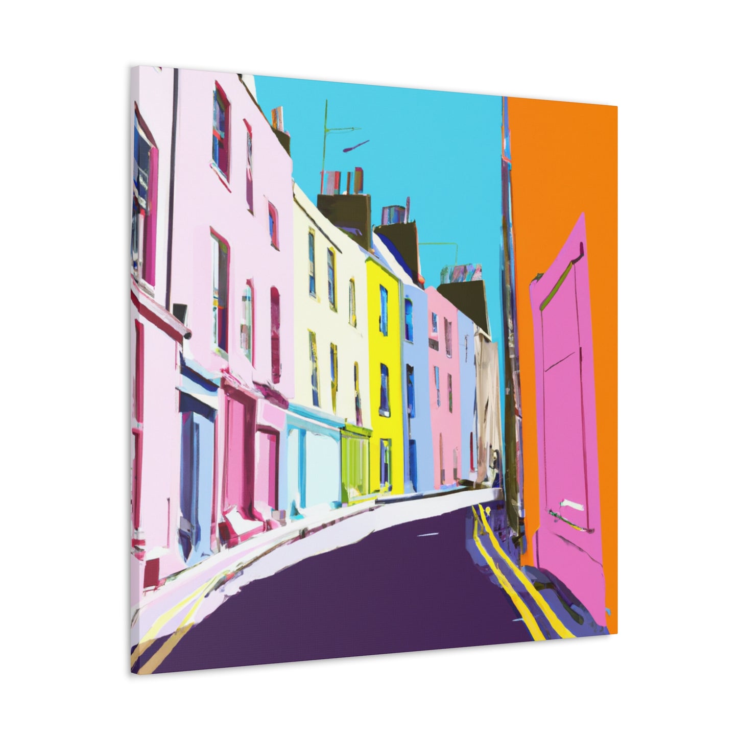 Magnolia City - New Orleans - Architectural - Canvas