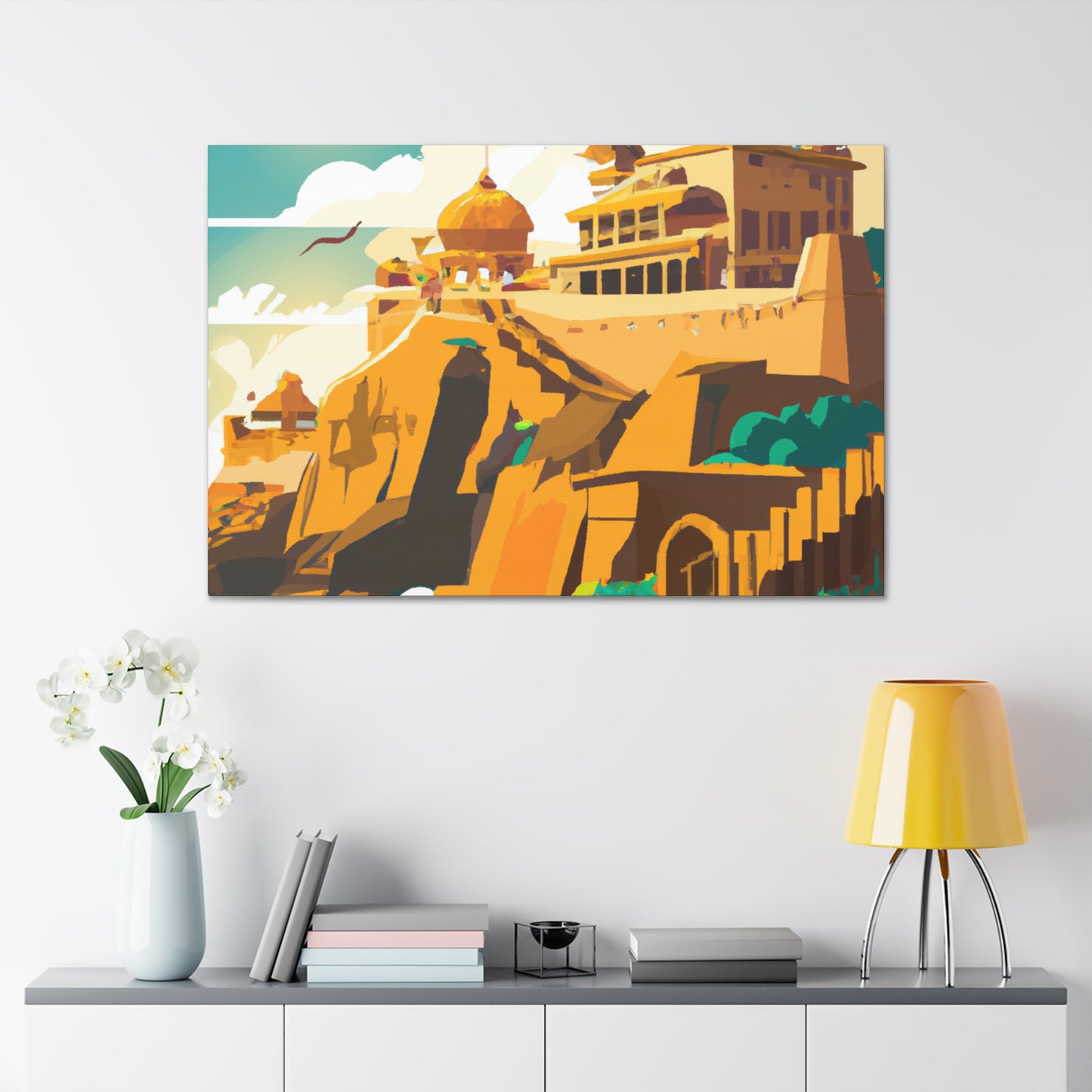 The Land of Spices - Destination India - Canvas