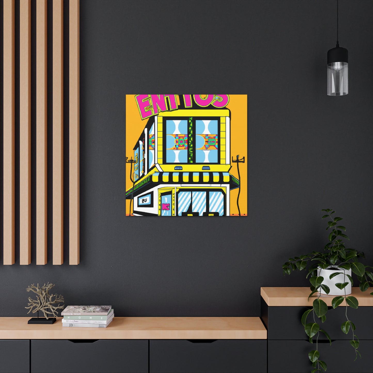 Moonshine Milkshake Parlor - Canvas - Pop Art
