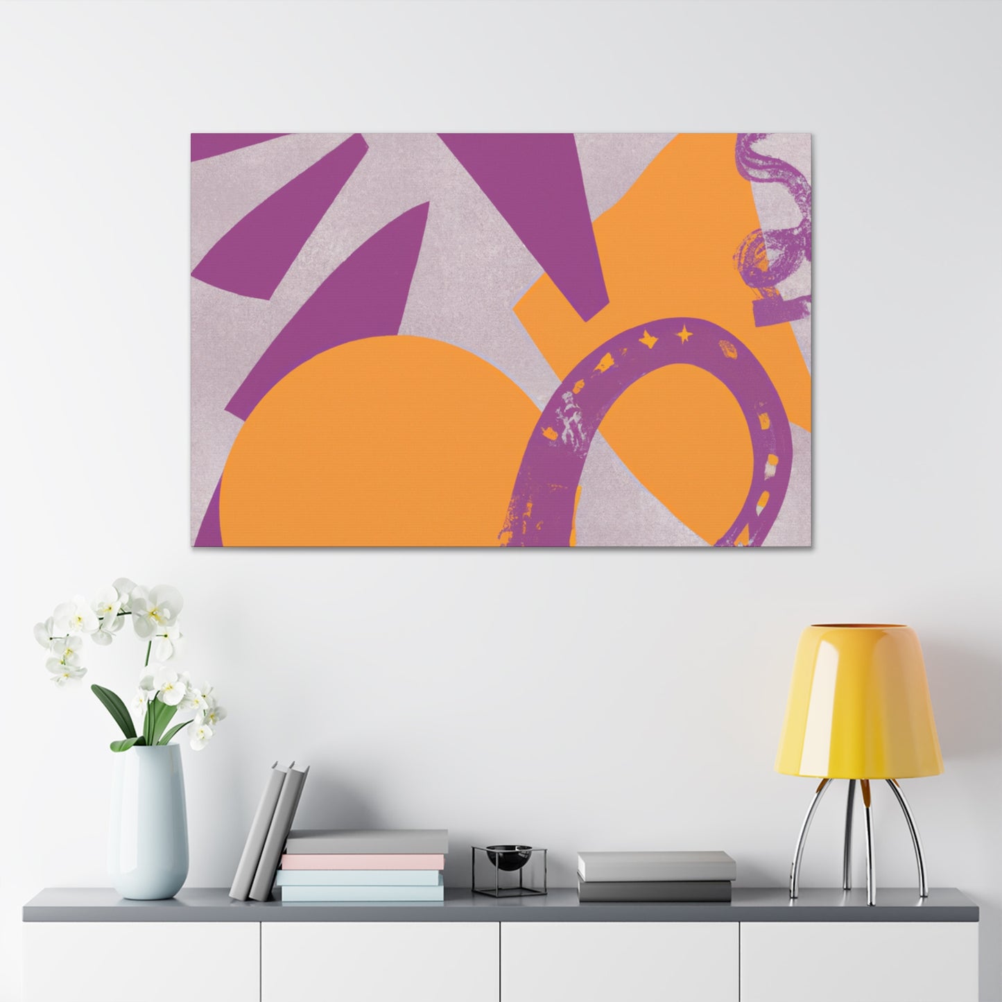 Mountain Viewport- Midcentury - Canvas