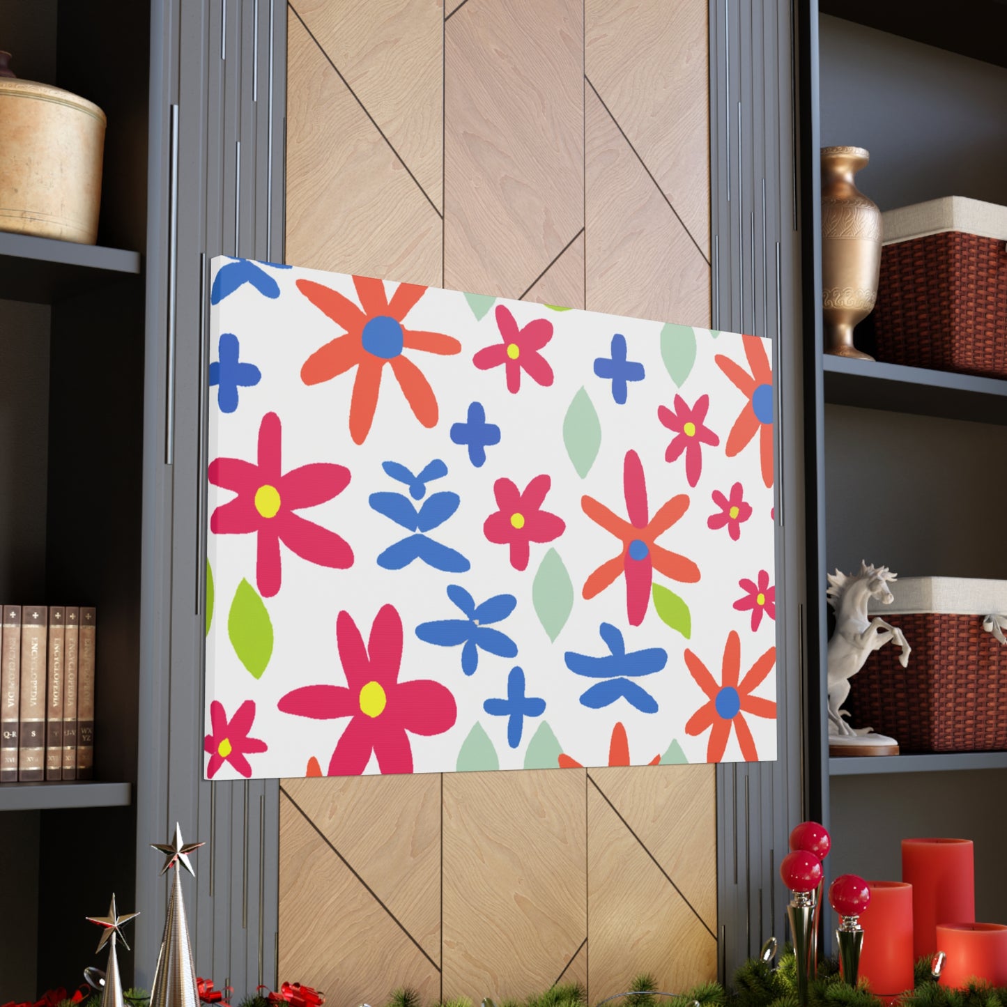 Blooming Joyfulness - Floral Canvas