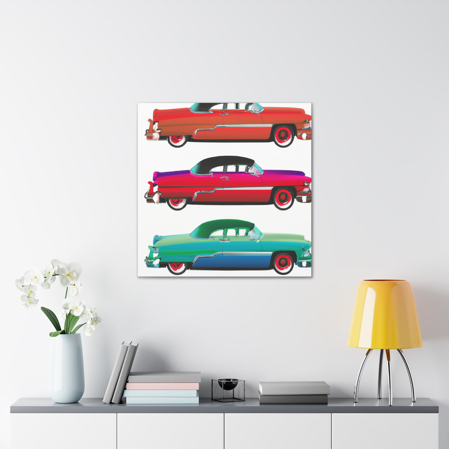 Vintage Valiant - Automobile - Canvas