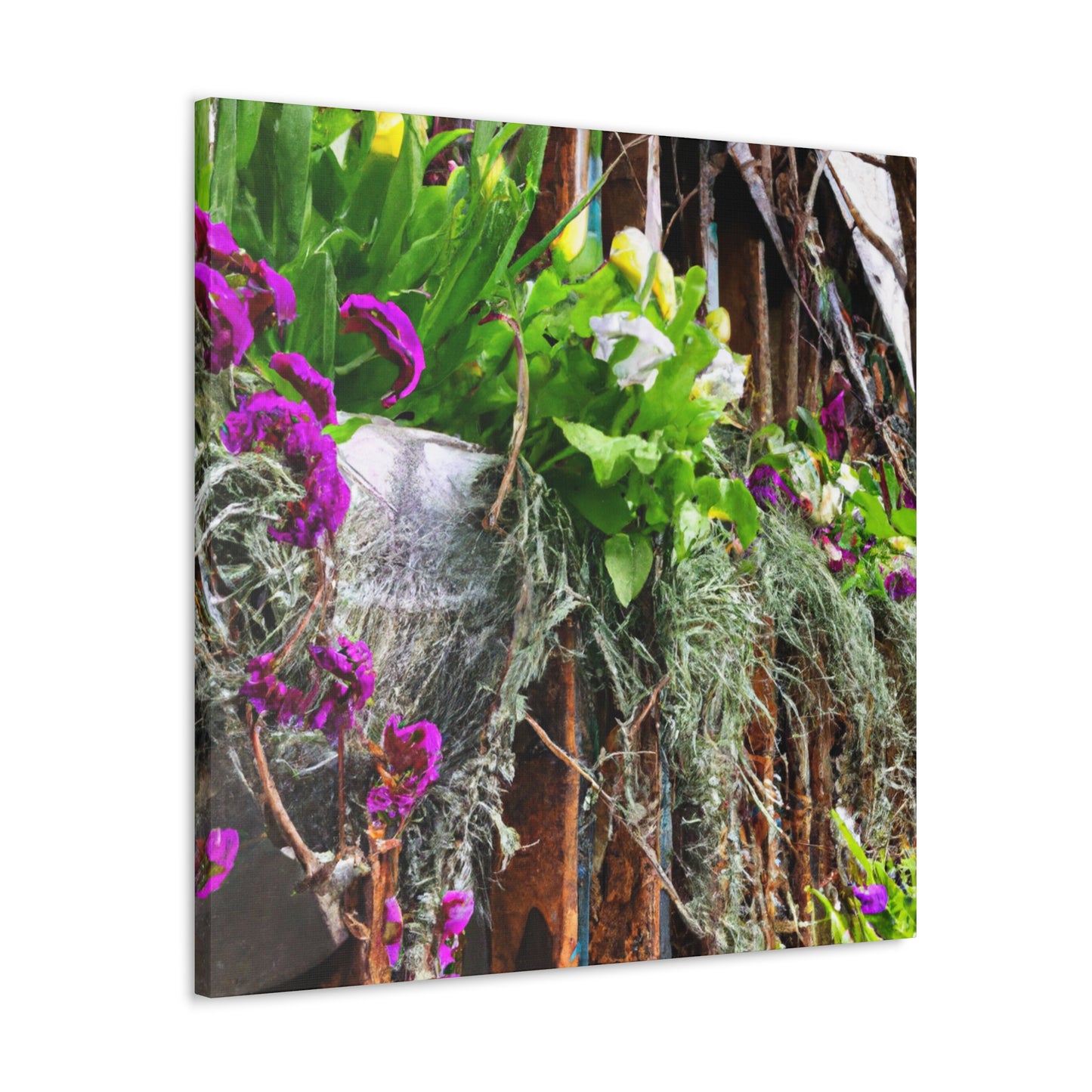 "Garden of Abundance" - Floral Canvas