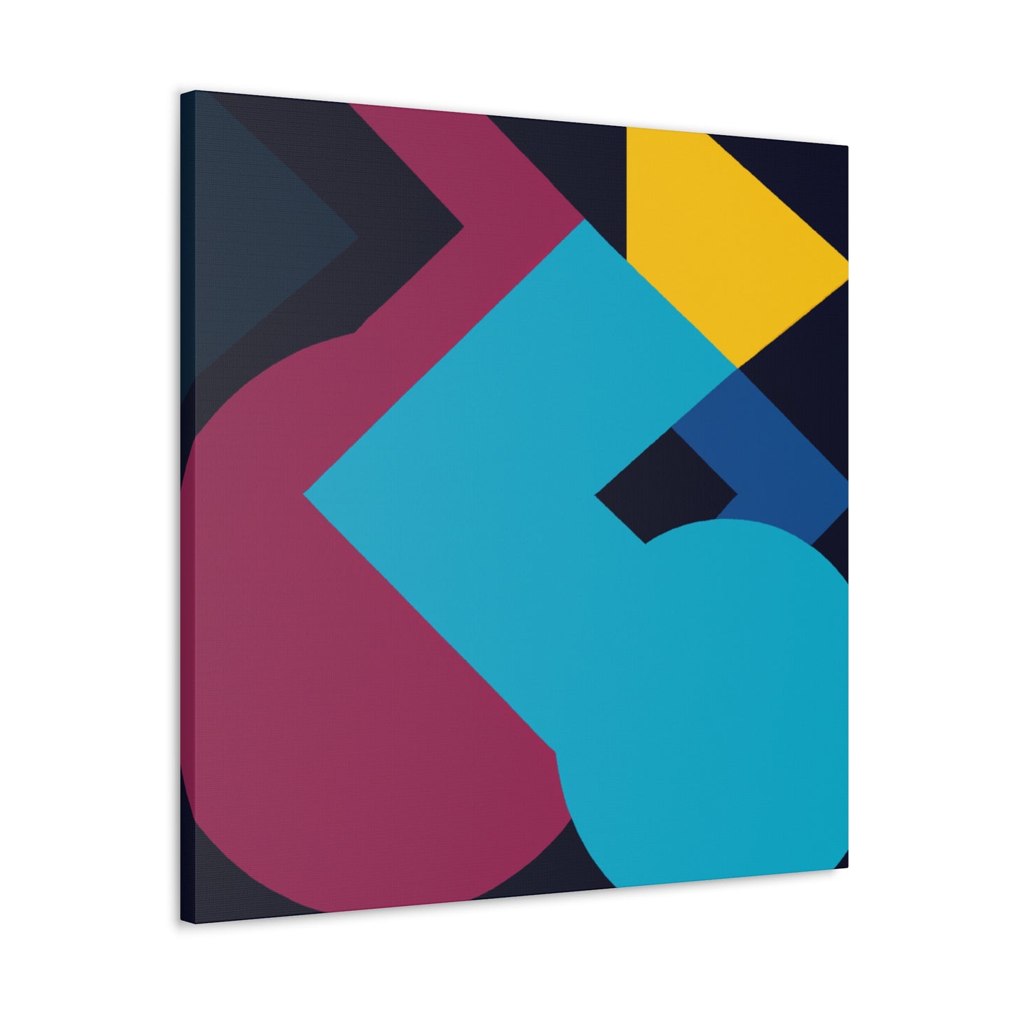 "Fractal Flora - Midcentury" - Canvas