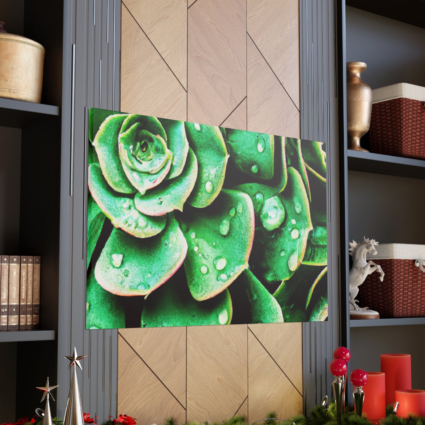 "Garden Splendor" - Canvas - Succulent