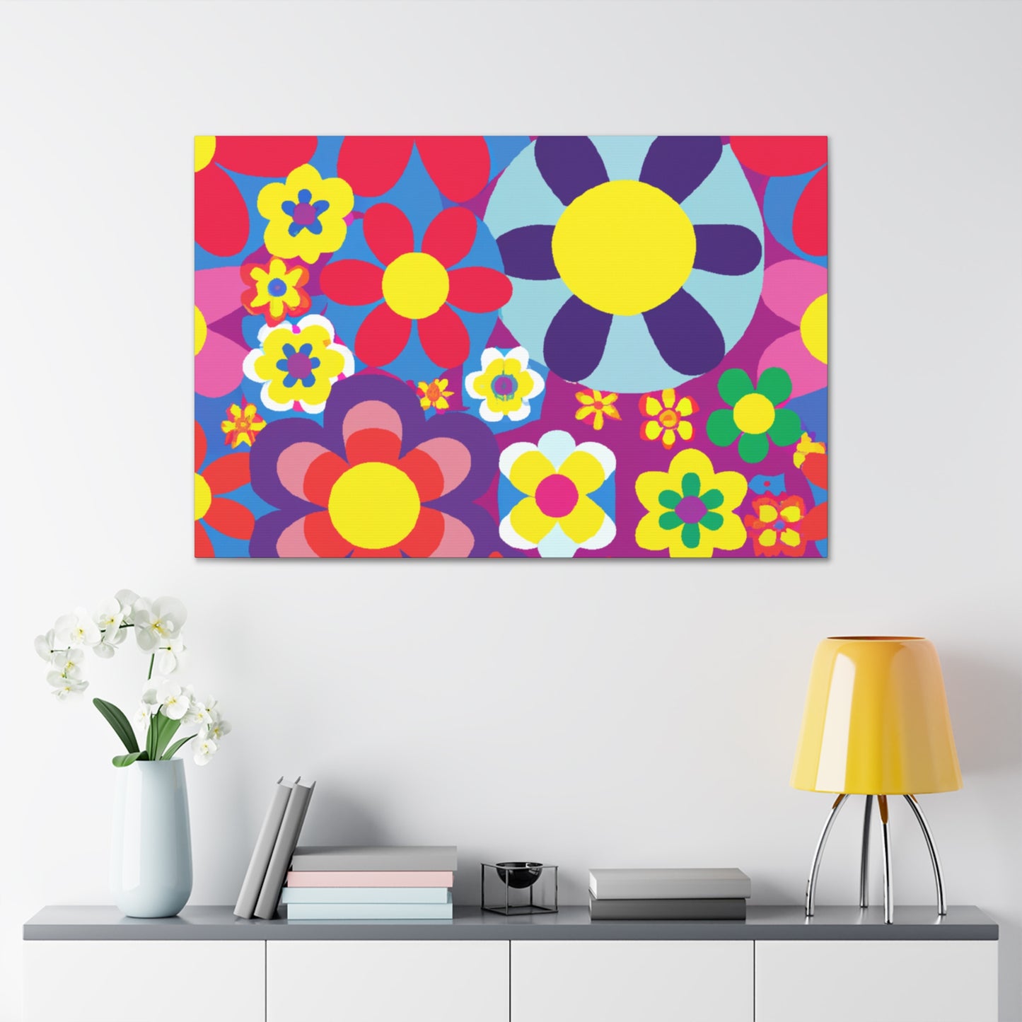 Petal-Powered: The Miracle of Pollination - Floral Canvas