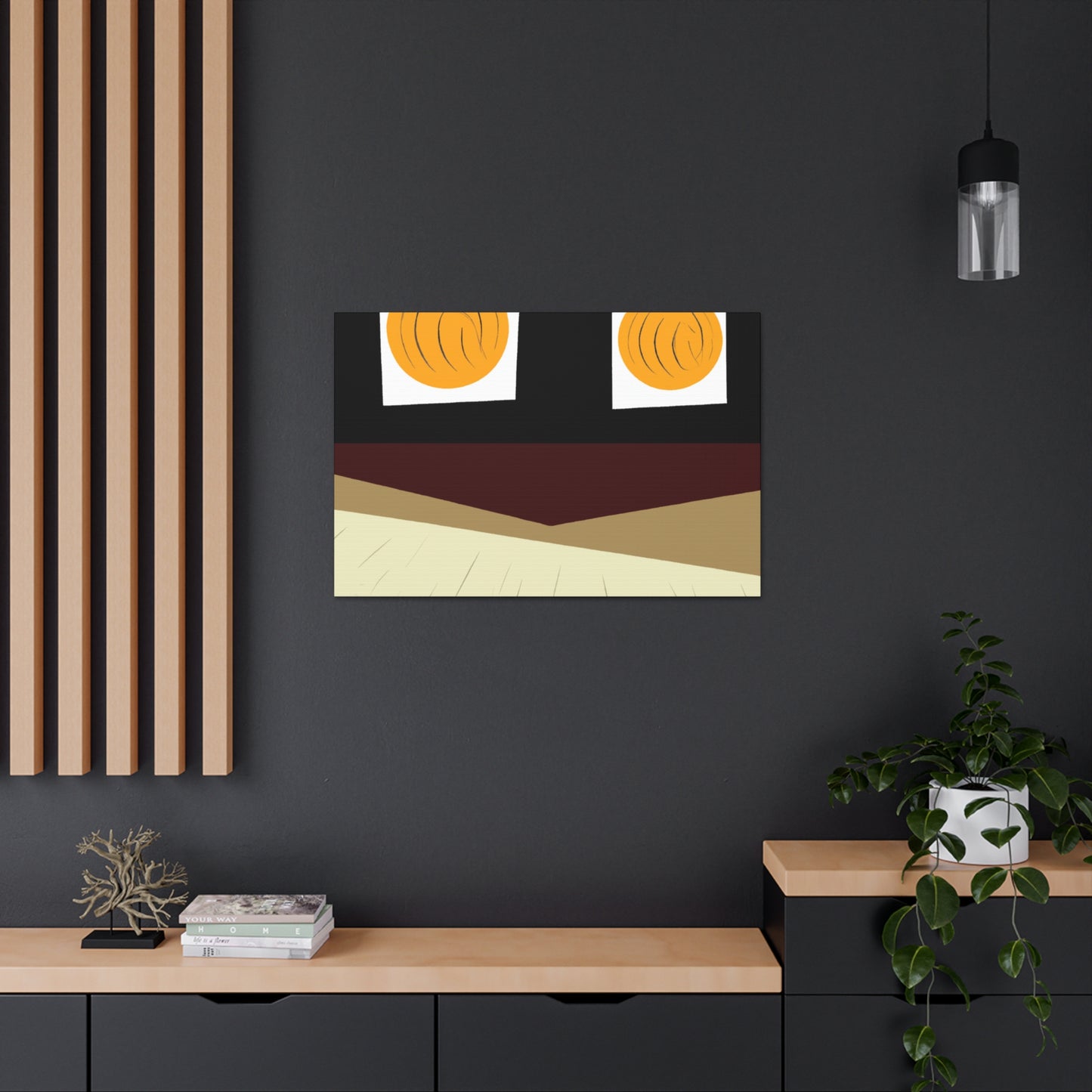 Feathered Phoenix - Midcentury Canvas