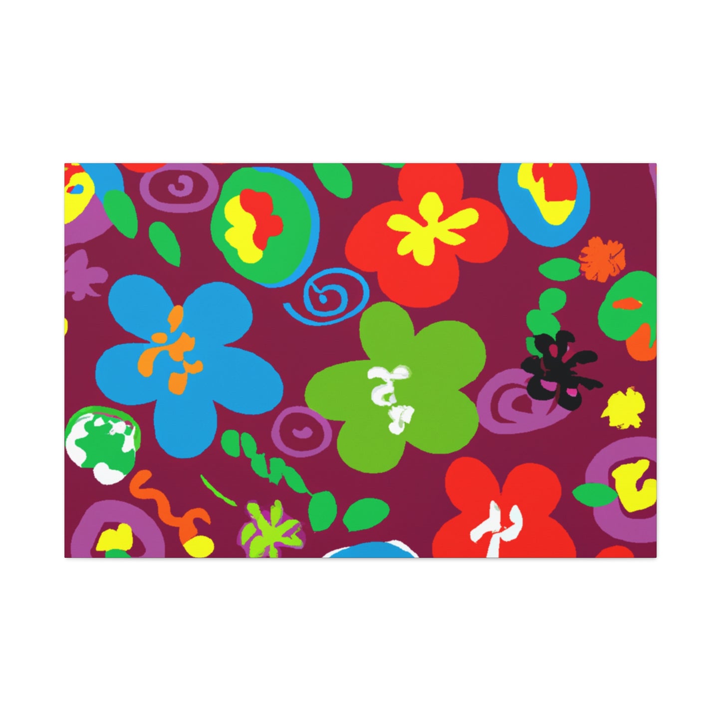 "Heavenly Petal Parade" - Floral Canvas