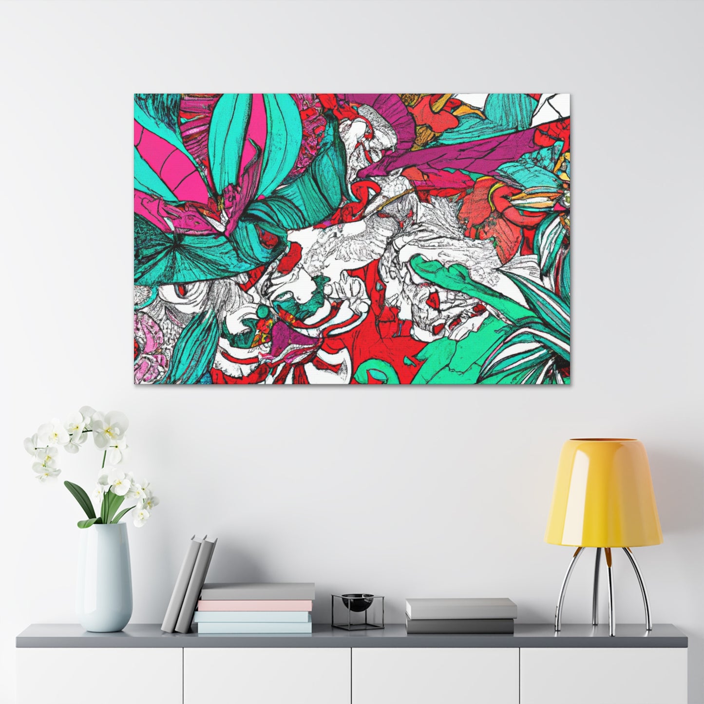 Mystery Blush - Floral - Canvas