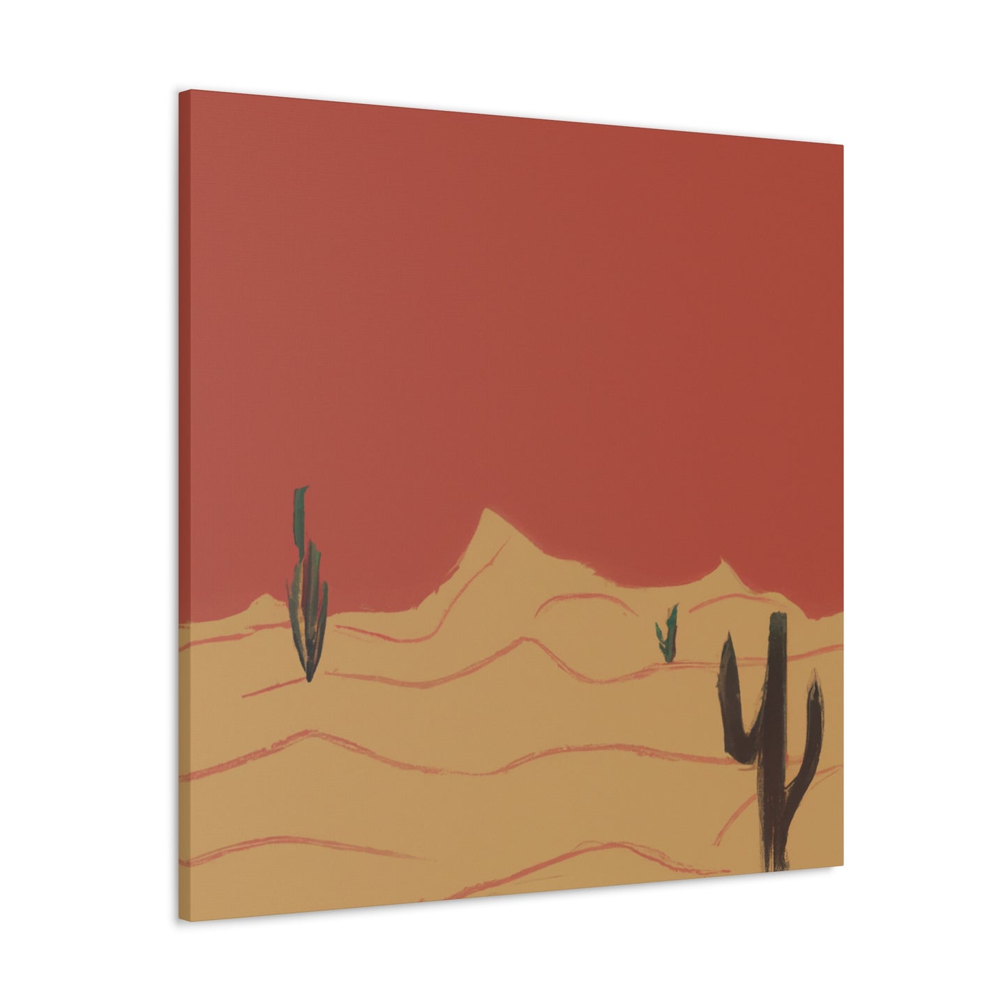 Desert Stage - Vintage Contemporary - Desert - Canvas