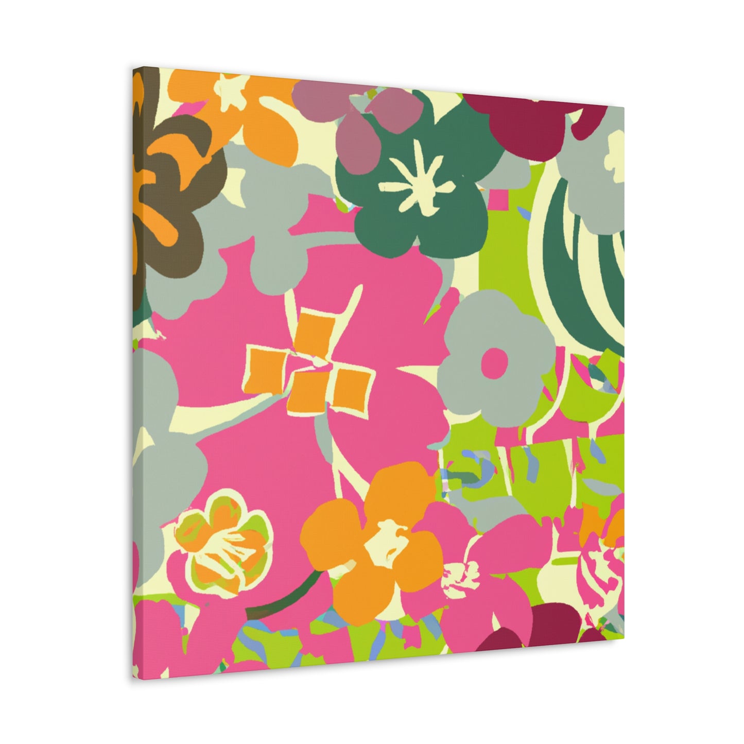 Dreamsicle - Floral - Canvas