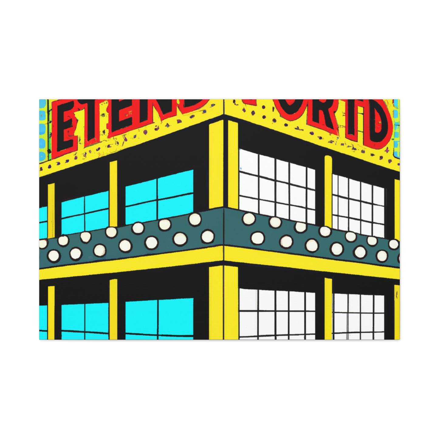 The Rocket Cafe. - Canvas Pop Art