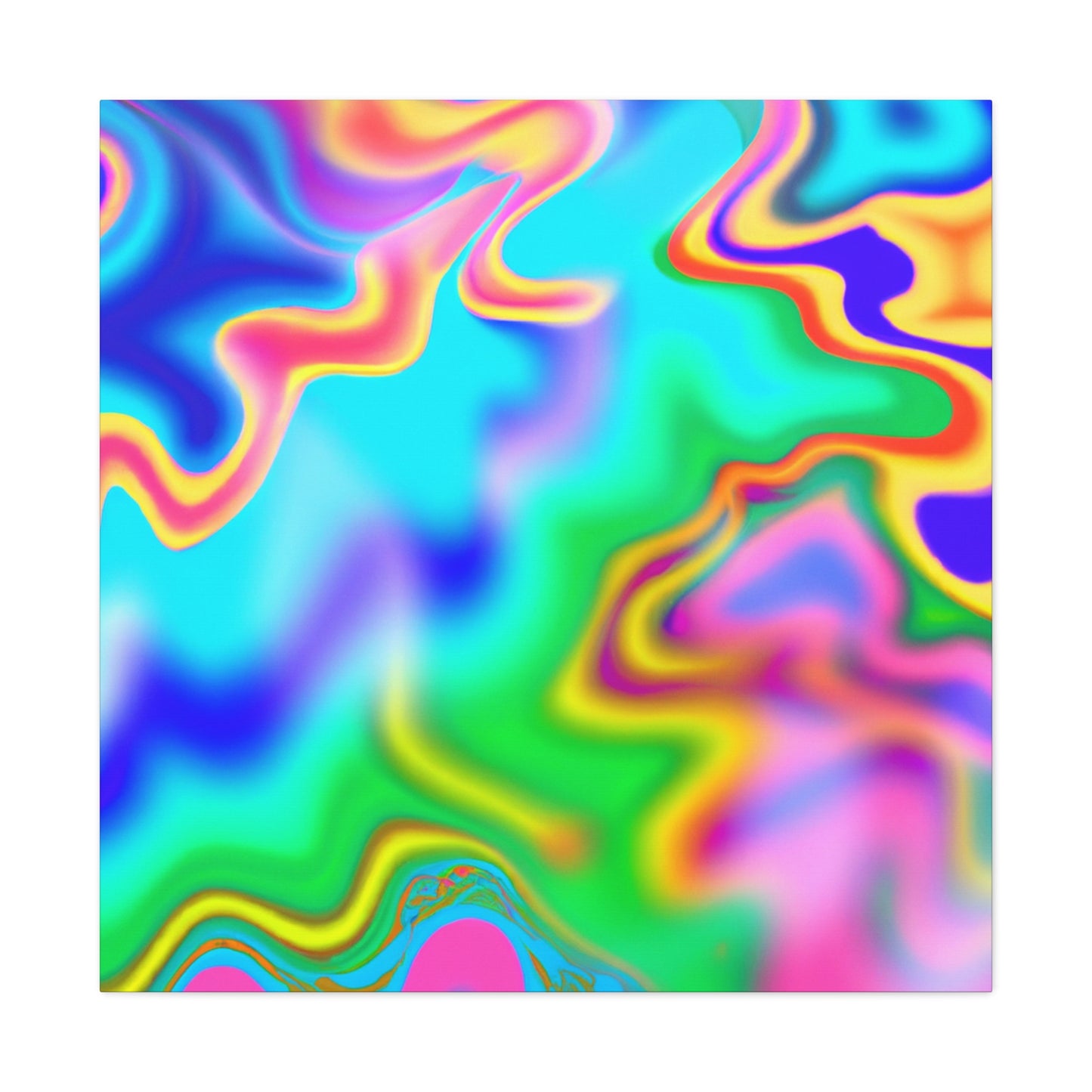 Dolphin's Breath - Abstract - Canvas