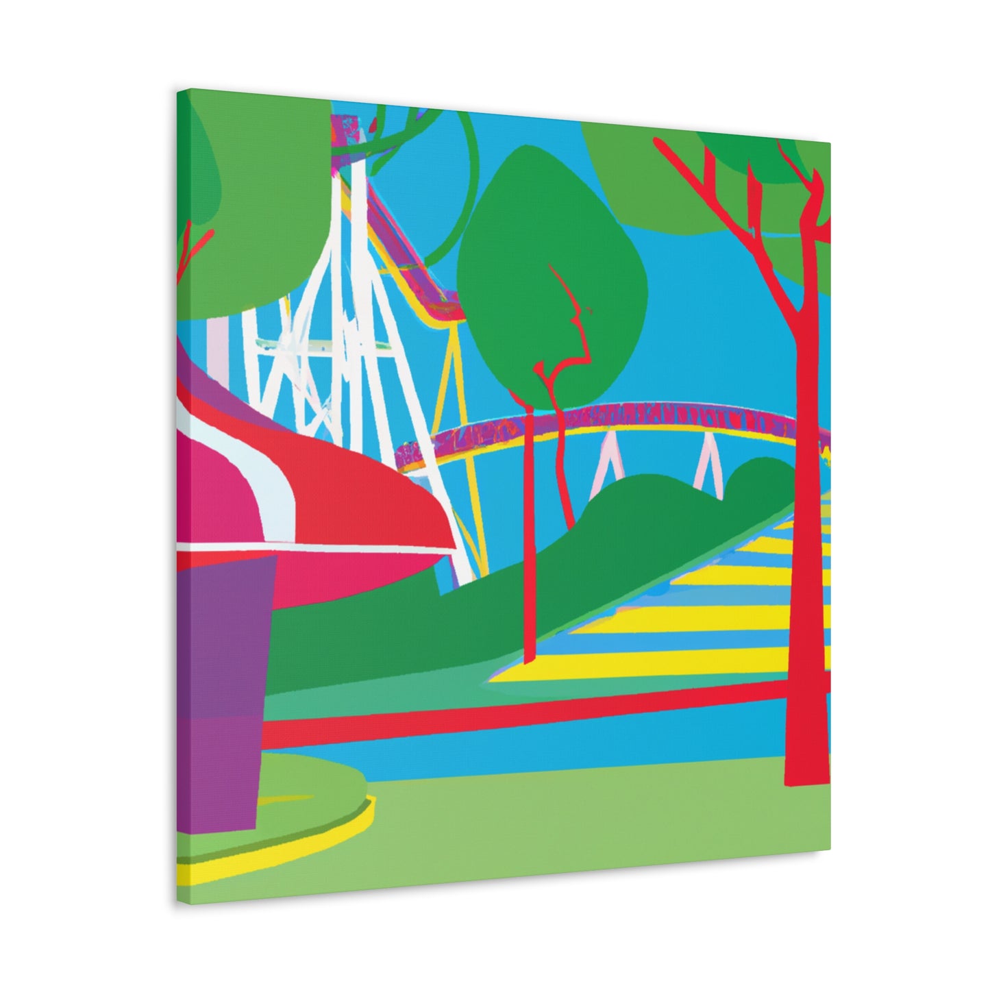 Petunia Paradise-Landscape - Canvas