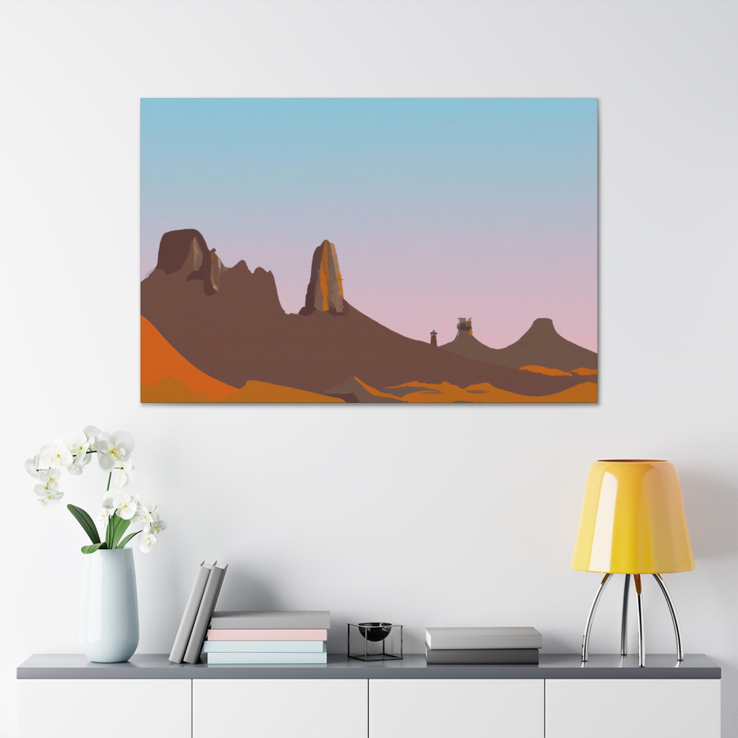 Sahara Oasis - Landscape - Canvas