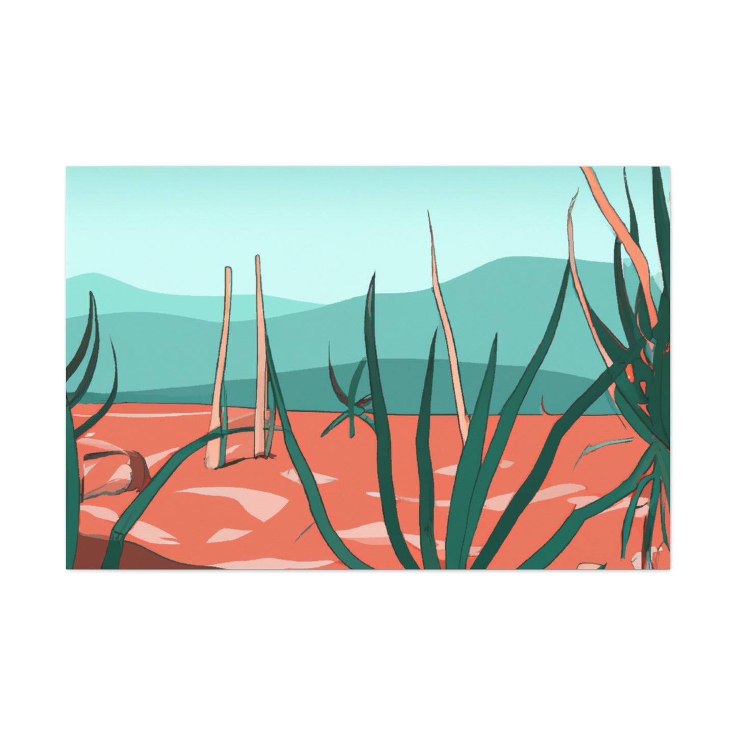Desert Mirage - Landscape - Canvas