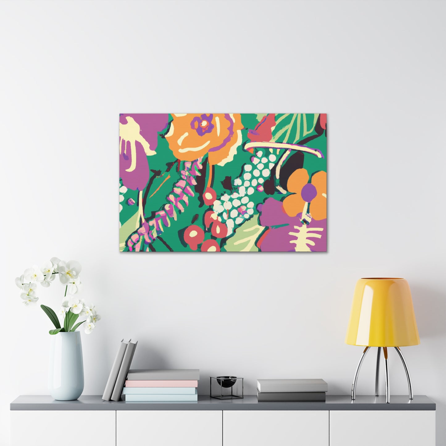 Blooming Breeze - Floral - Canvas