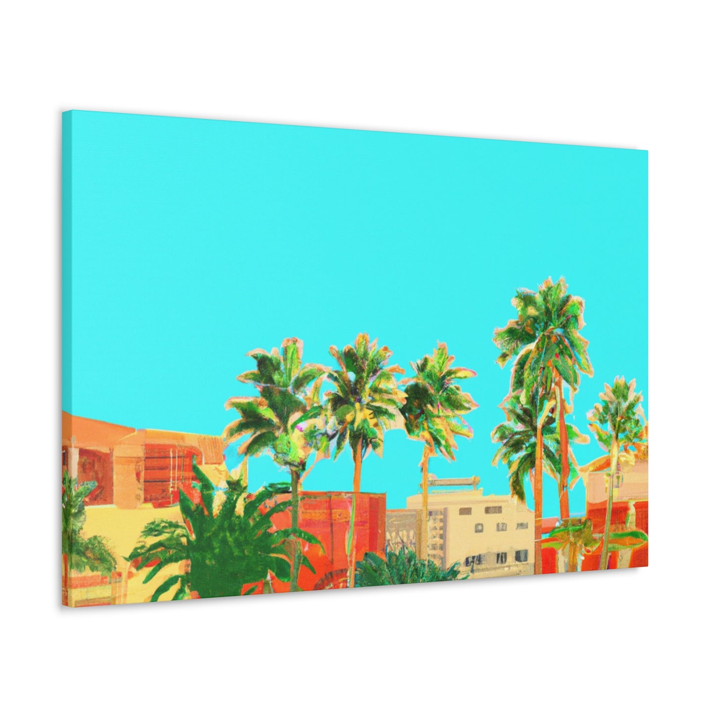 Sandy Oasis - Architectural - Canvas