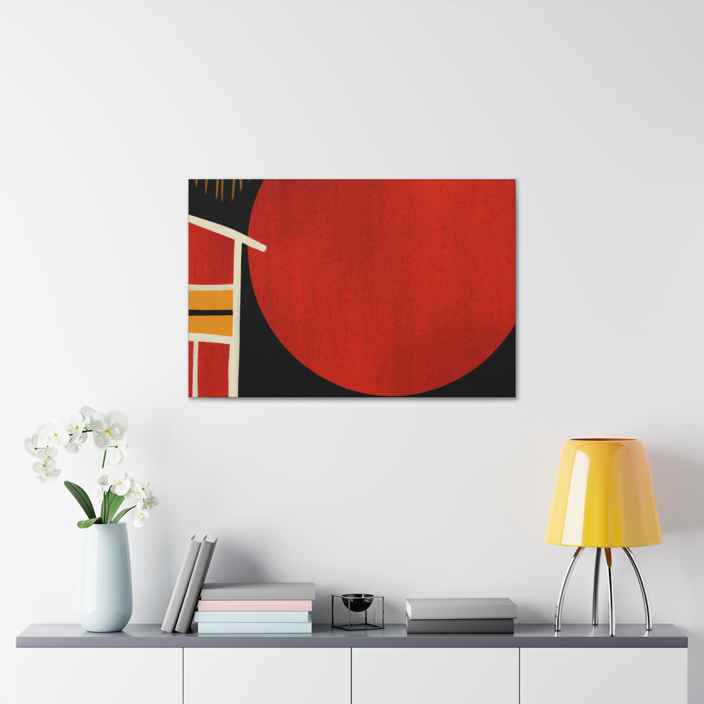 Sandyblaze Moon - Midcentury Canvas