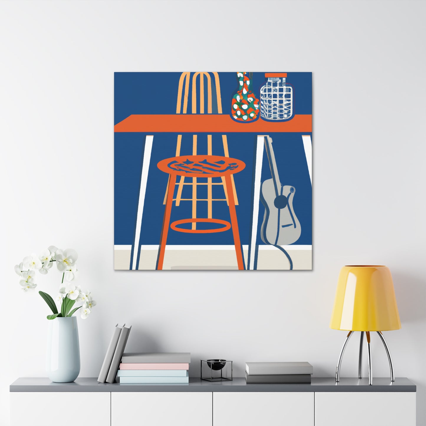 Vibrant Splendor - Midcentury - Canvas